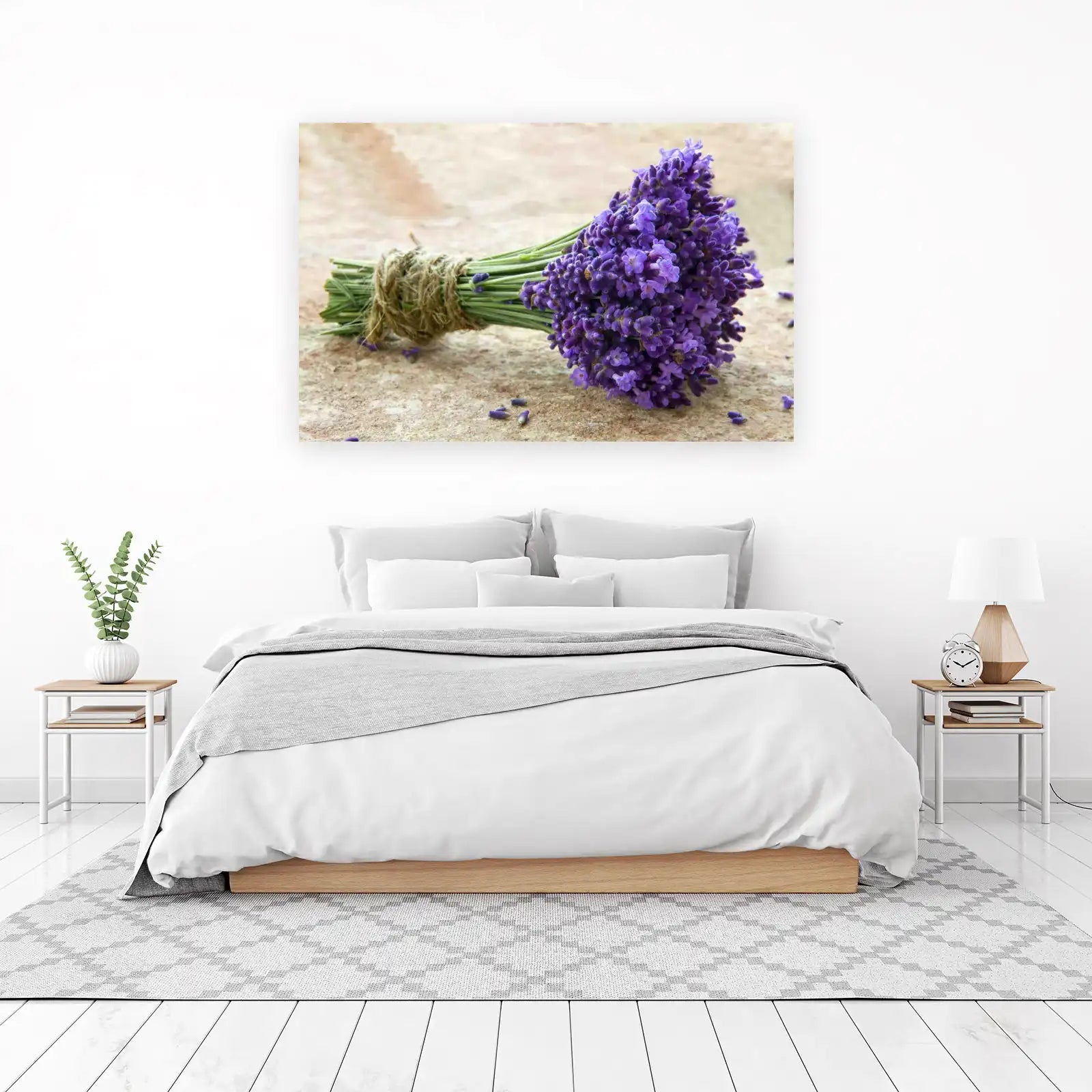 Vibrant Lavender Bouquet Wall Art Wall Art
