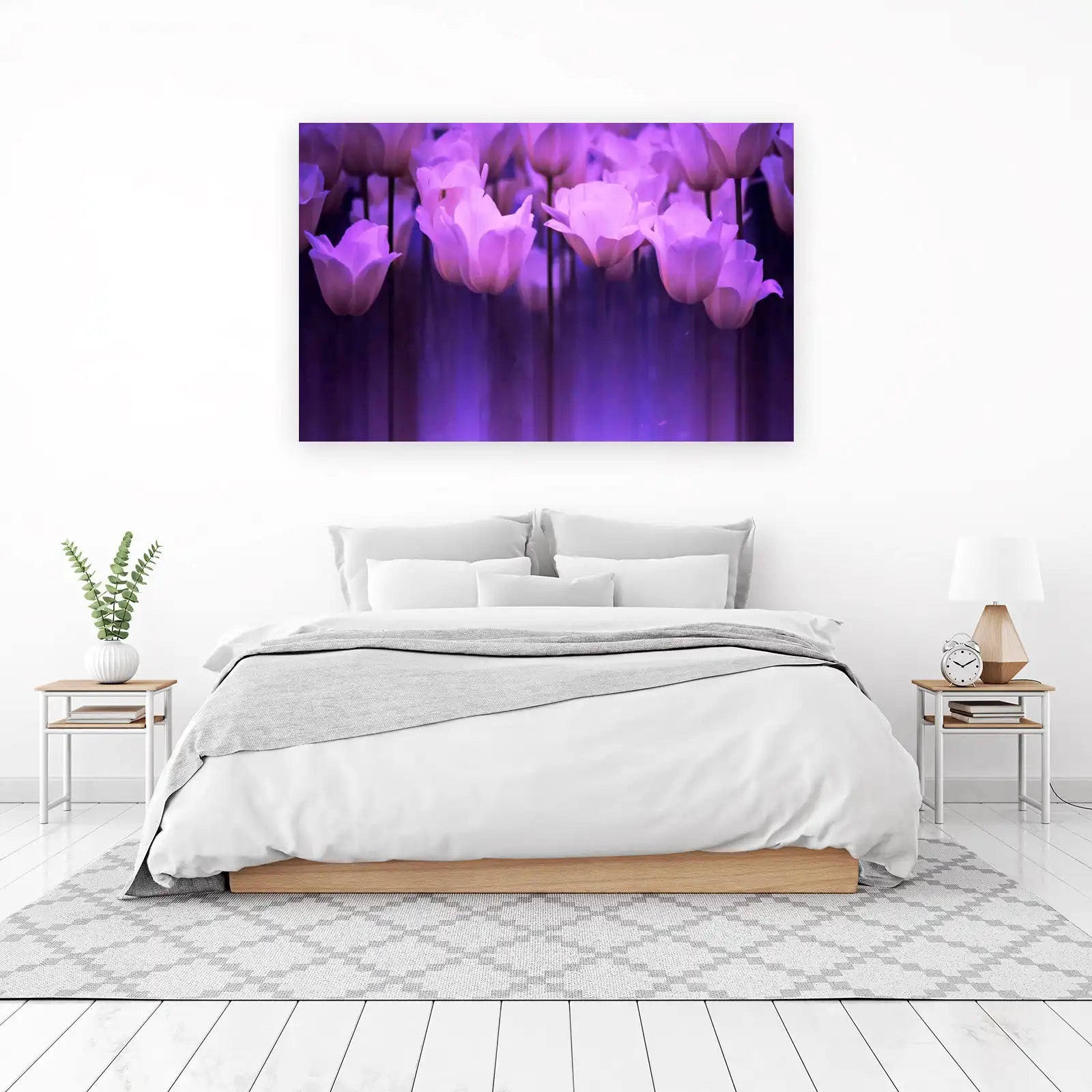 Dreamy Purple Tulips Wall Art Wall Art