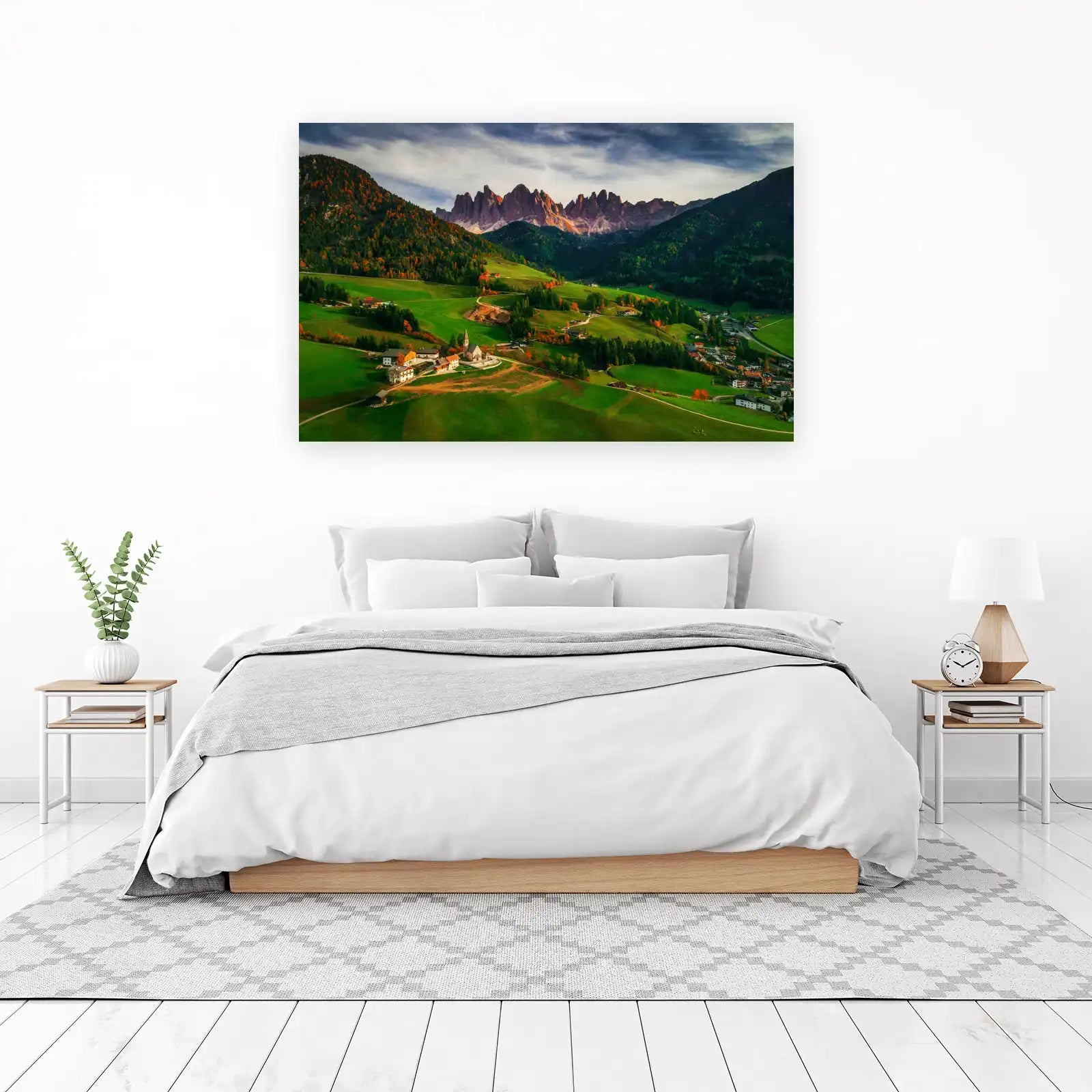 Alpine Village Serenity Landscape Wall Art