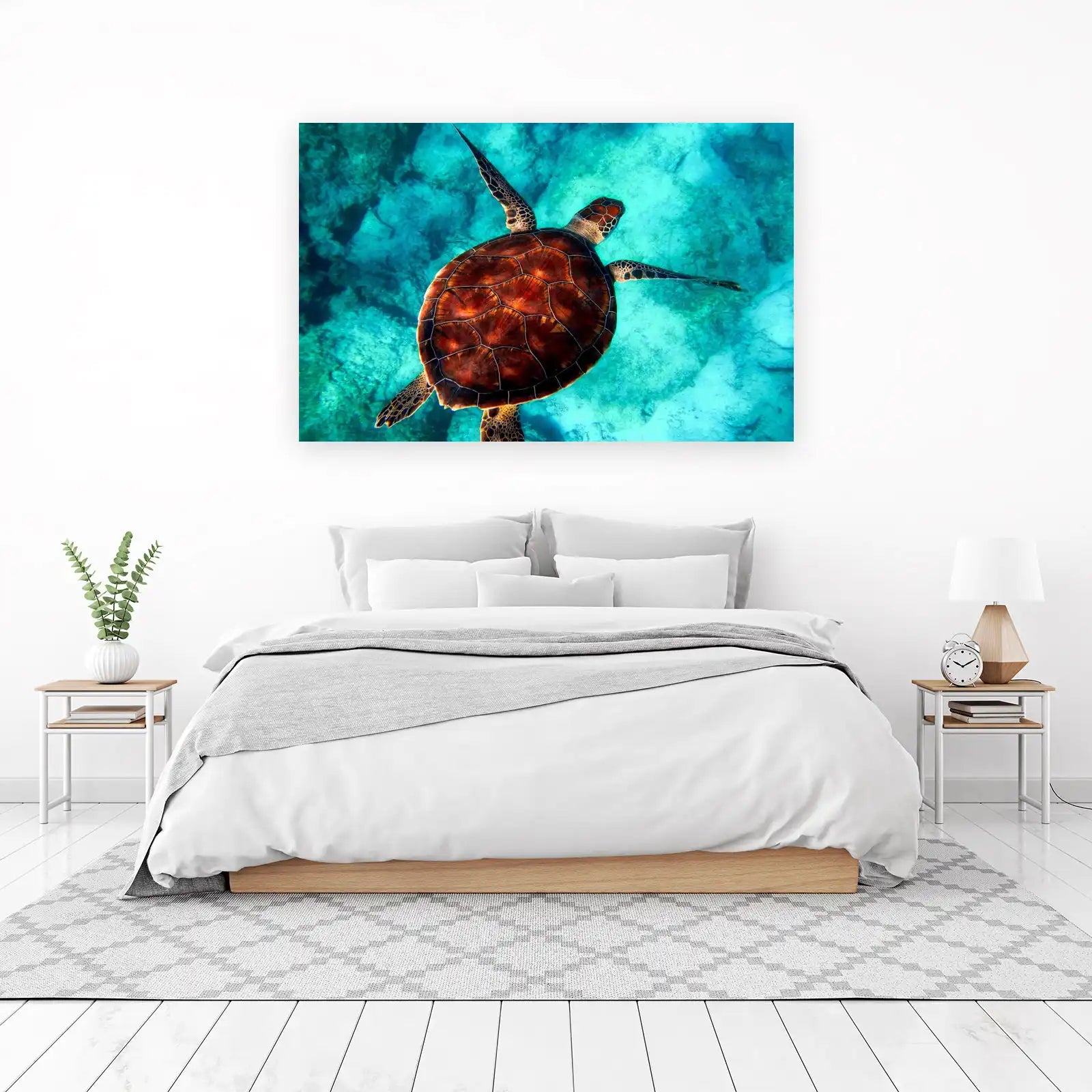 Majestic Sea Turtle Ocean Bliss Wall Art
