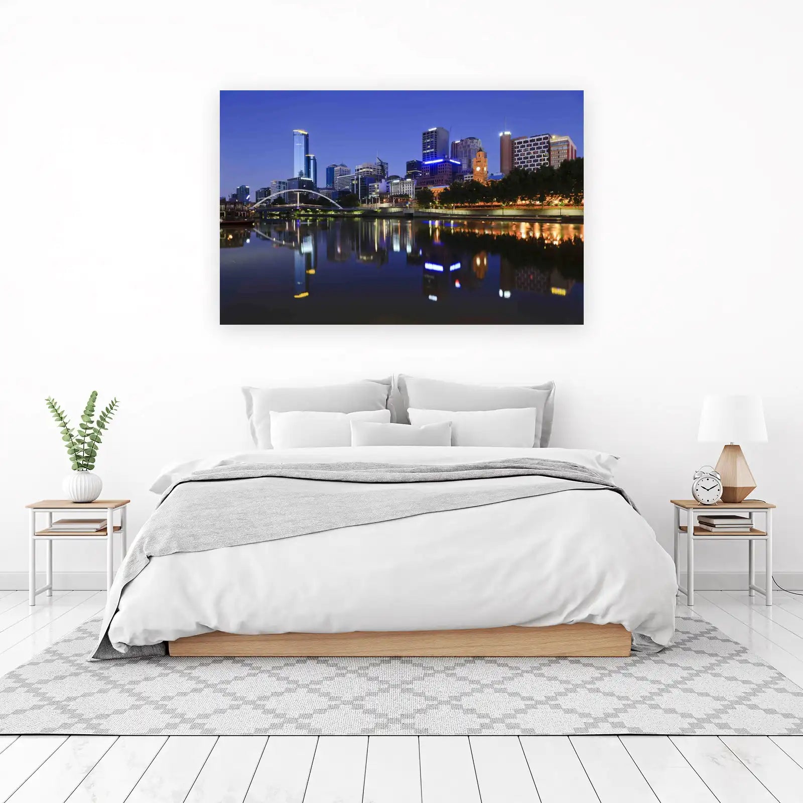 Cityscape Reflections Wall Art