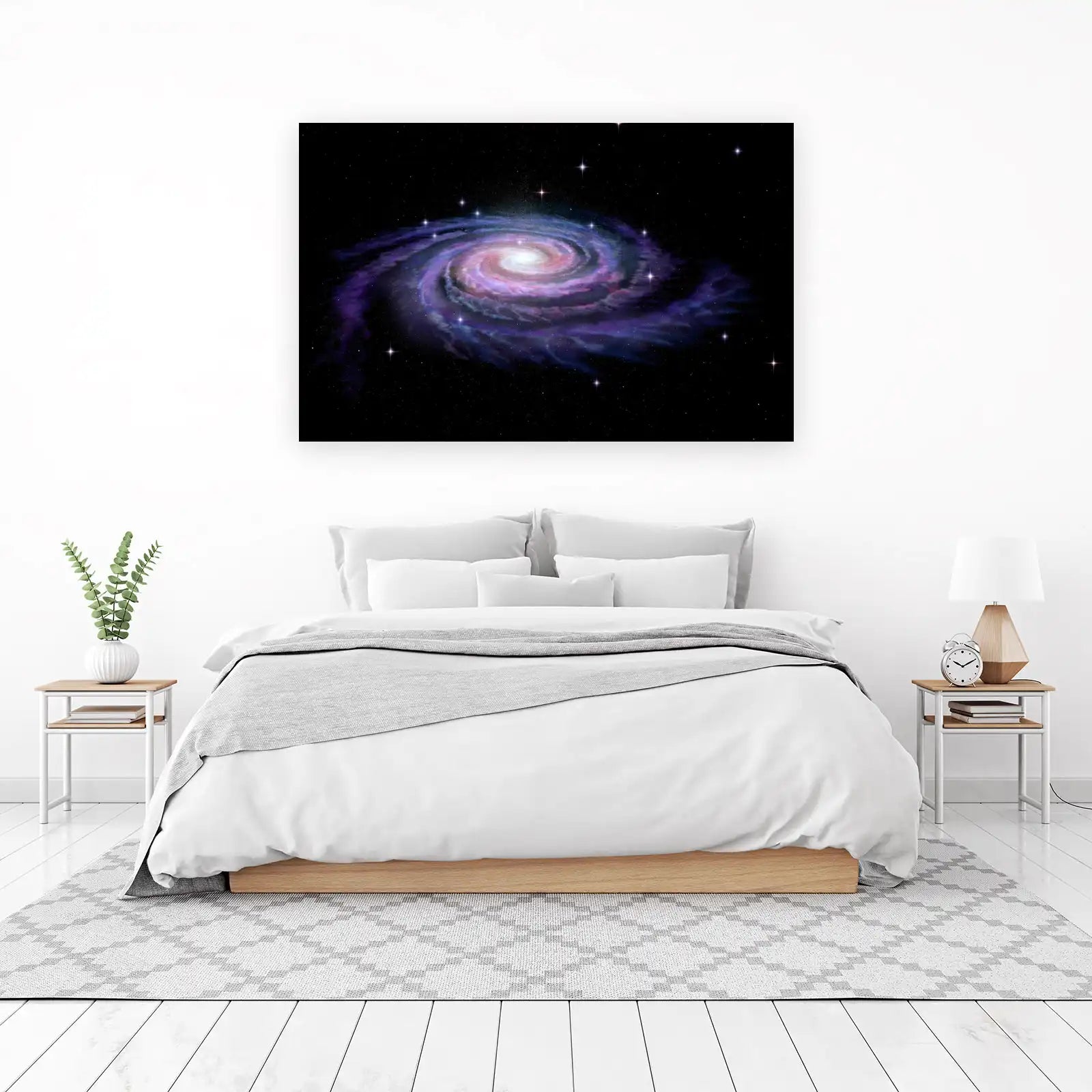 Mesmerizing Spiral Galaxy Wall Art