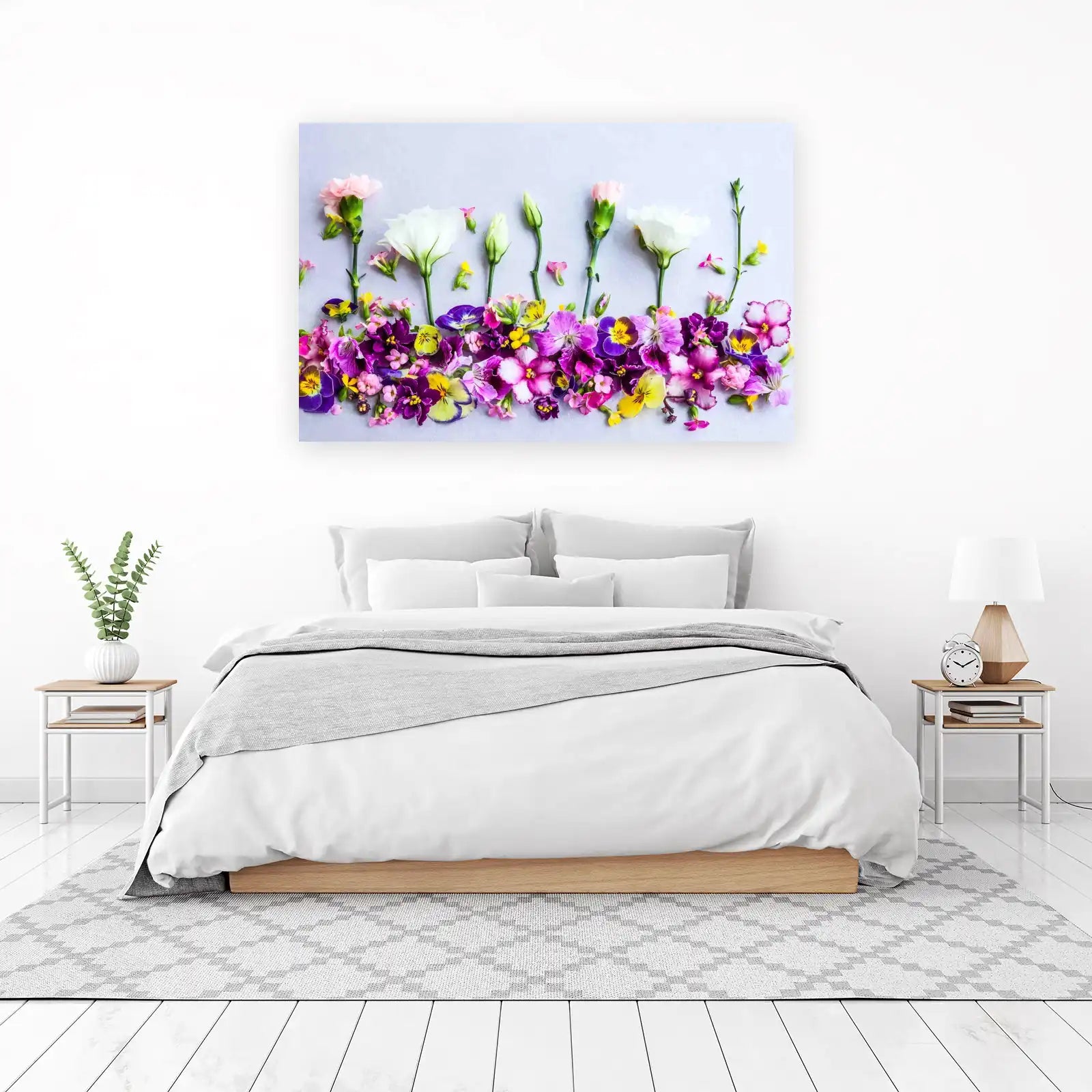 Vibrant Floral Meadow Wall Art