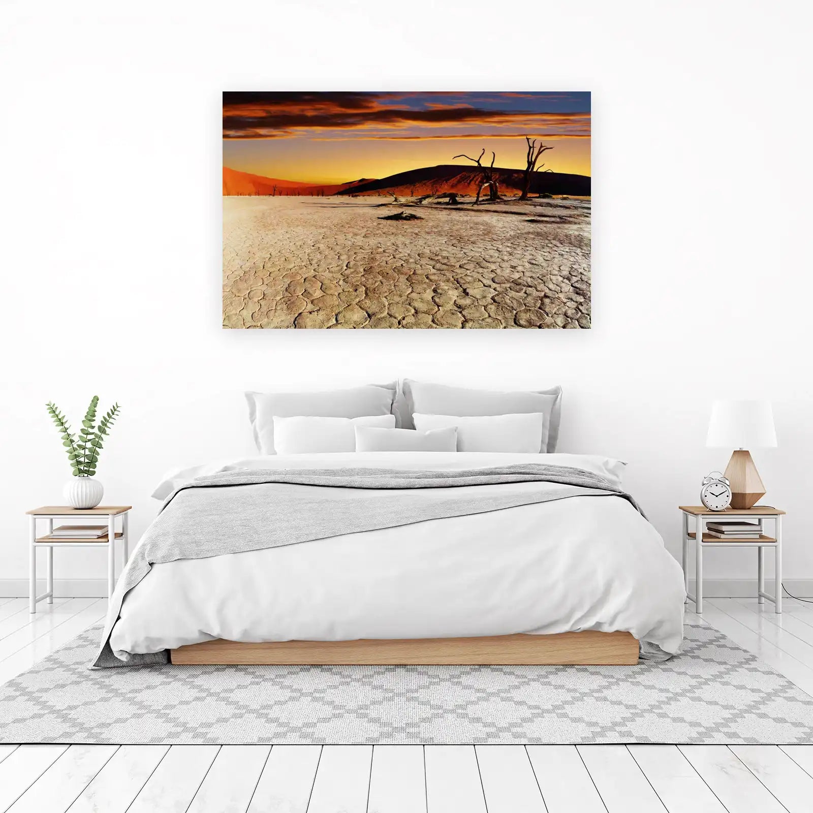 Namib Desert Cracked Earth Wall Art