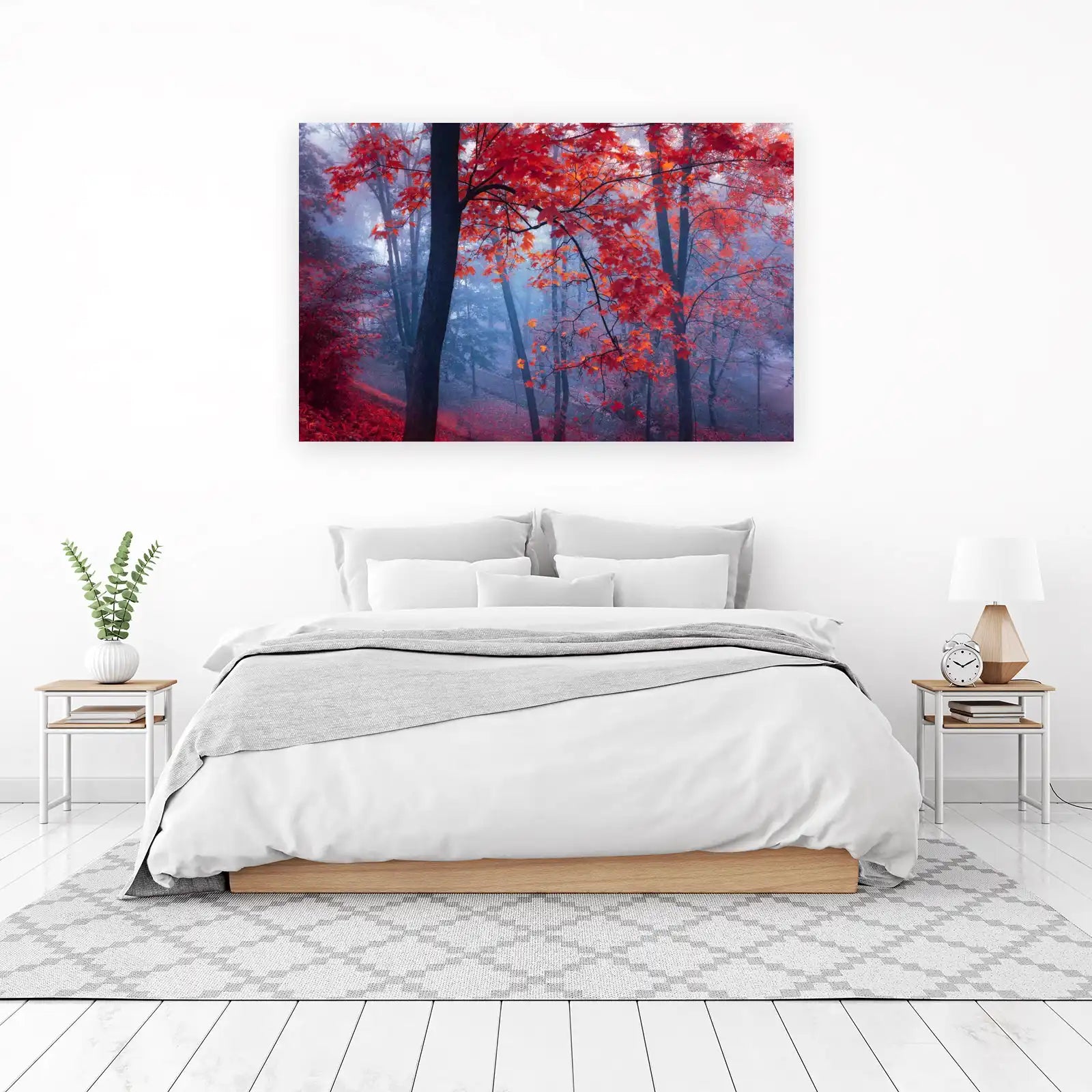 Vibrant Autumn Forest Wall Art