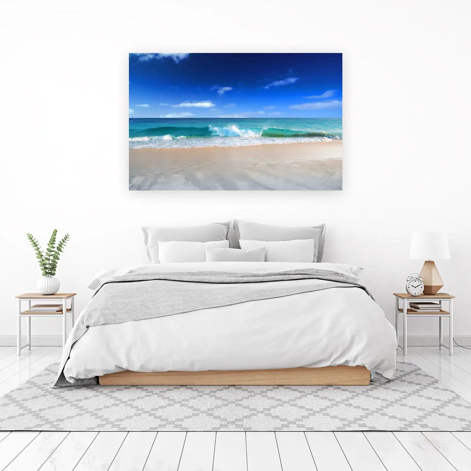 Turquoise Wave Beach Serenity Wall Art