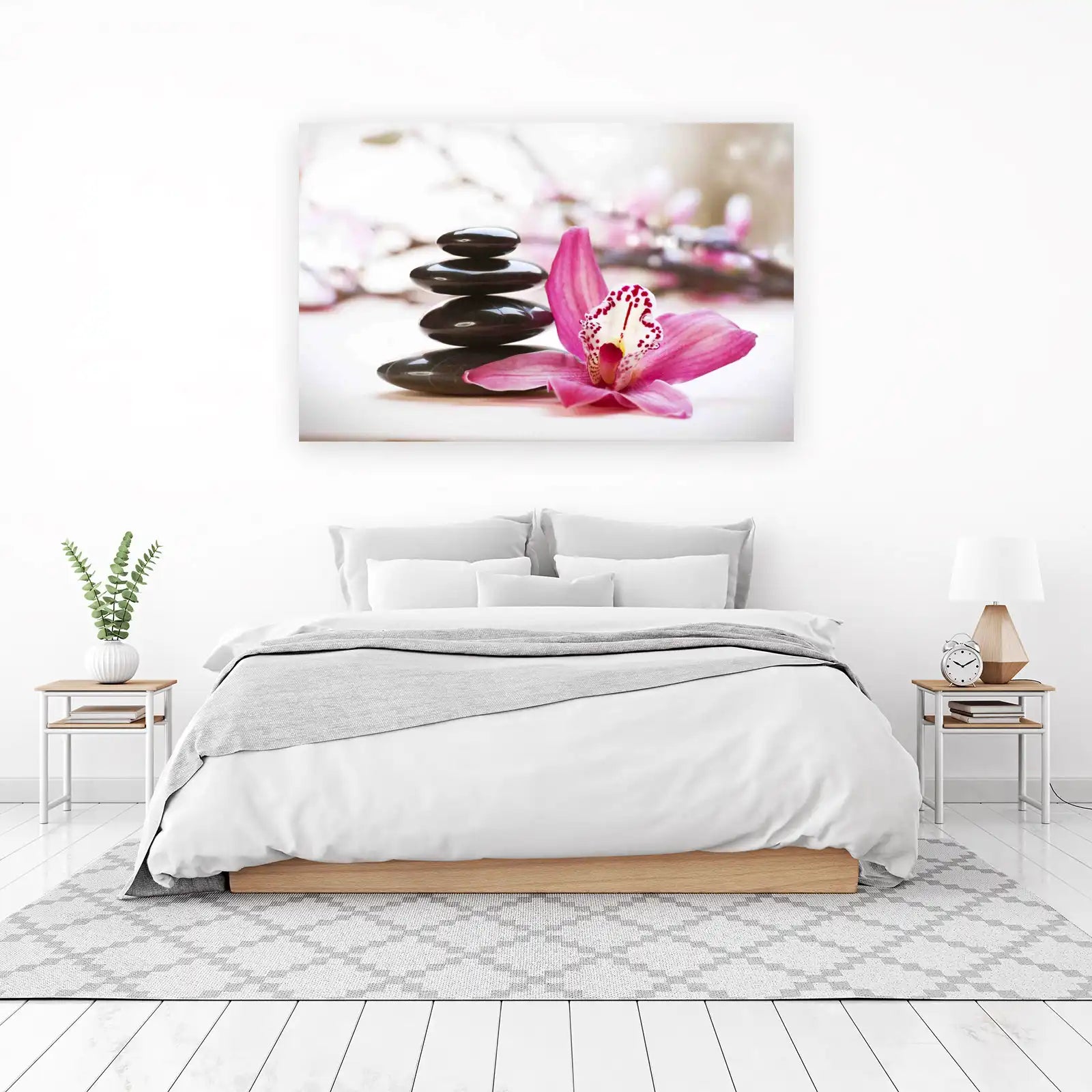 Zen Stone & Orchid Spa Serenity Wall Art
