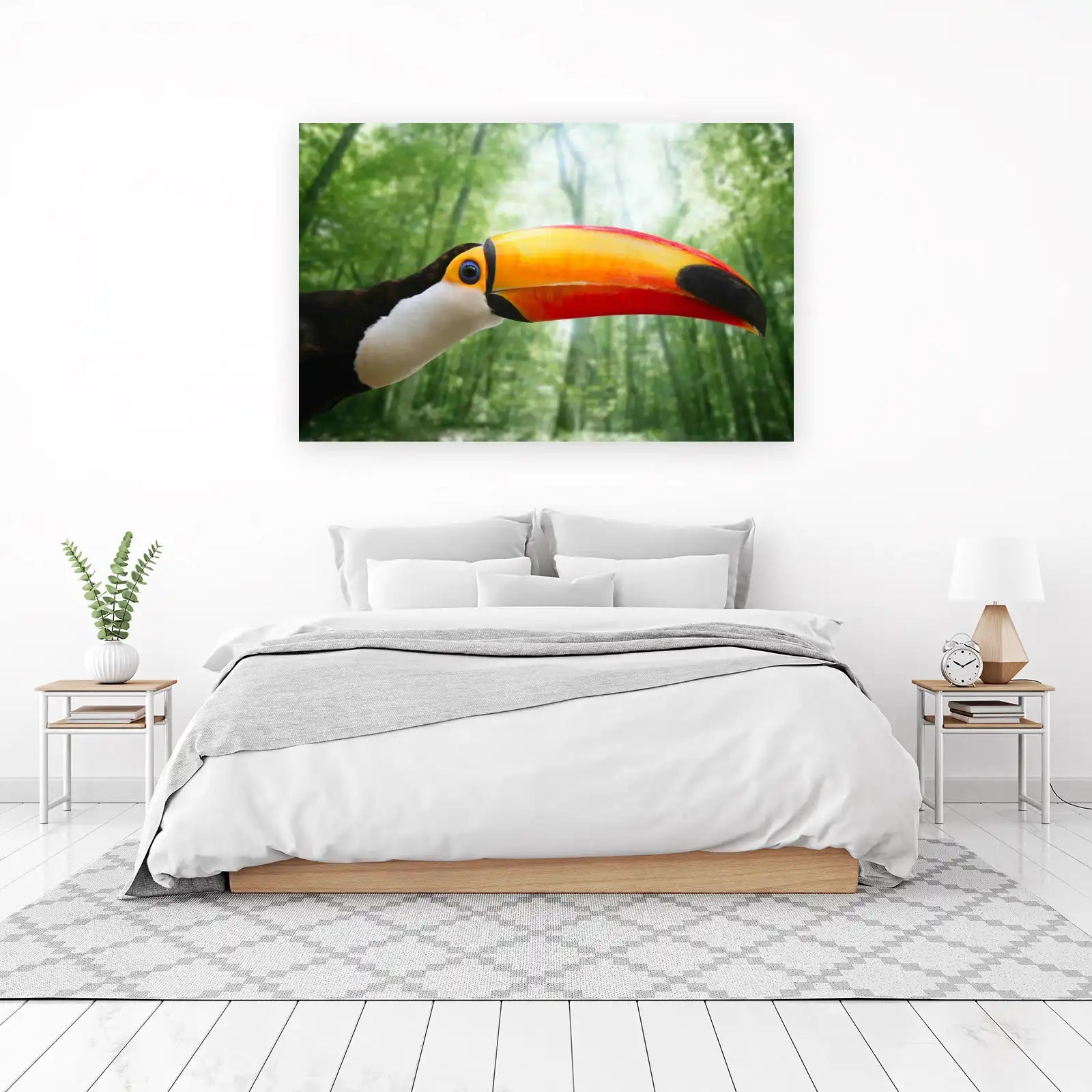 Vibrant Toucan Jungle Wall Art Wall Art