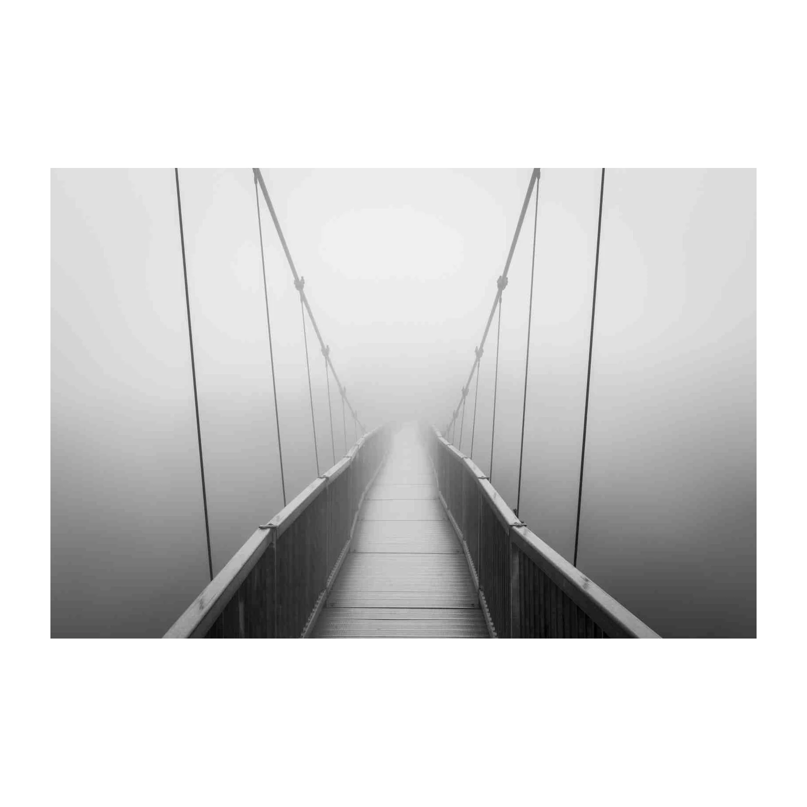 Misty Bridge Pathway Wall Art Wall Art