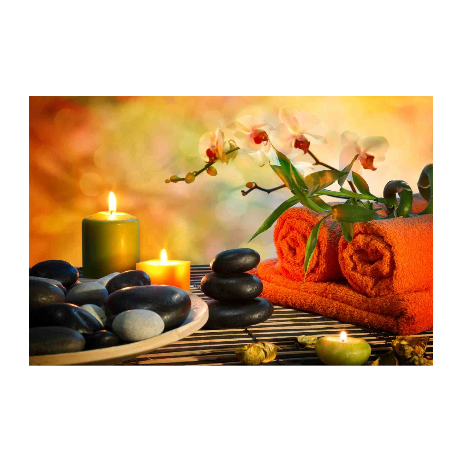 Serene Spa & Wellness Orchid Wall Art