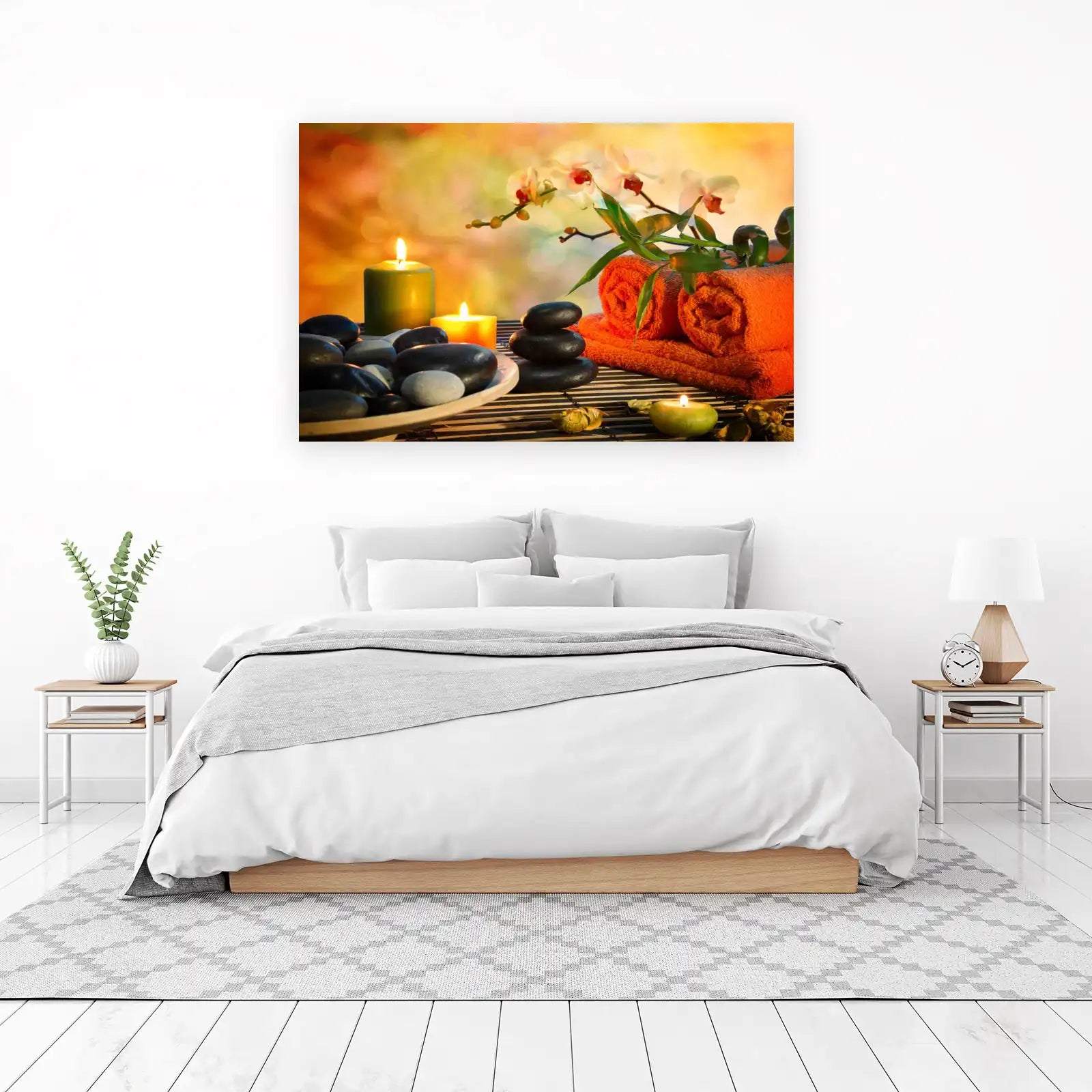 Serene Spa & Wellness Orchid Wall Art