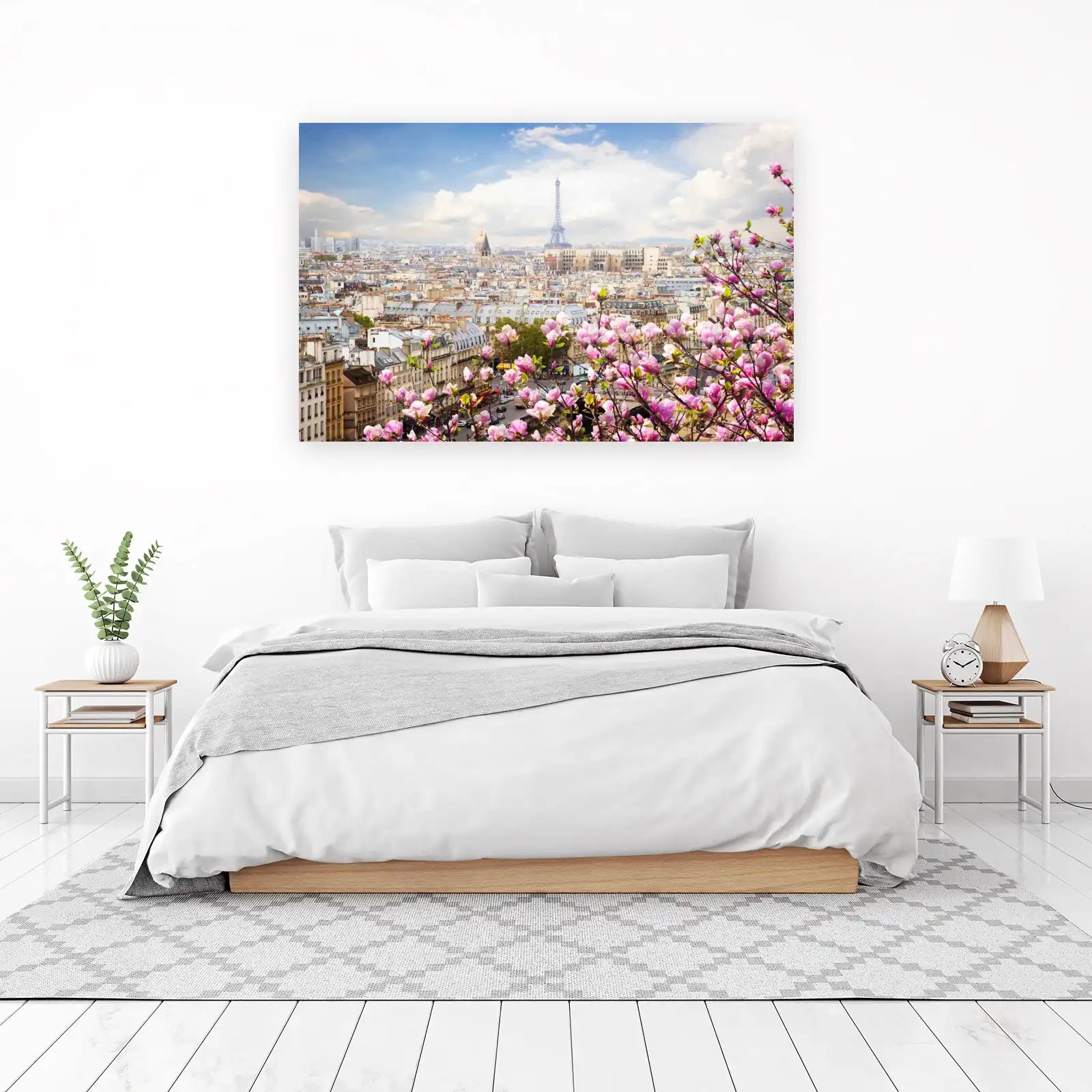 Parisian Spring Eiffel Tower Wall Art