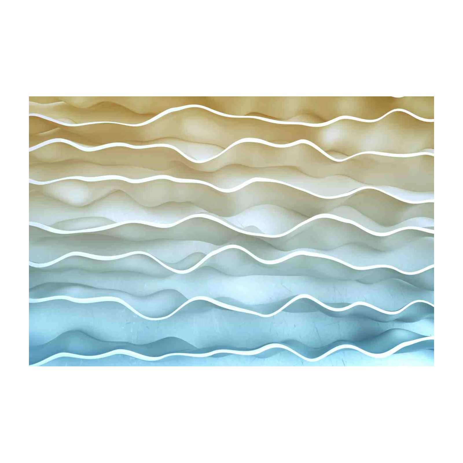 Abstract Wave Modern Art Wall Art