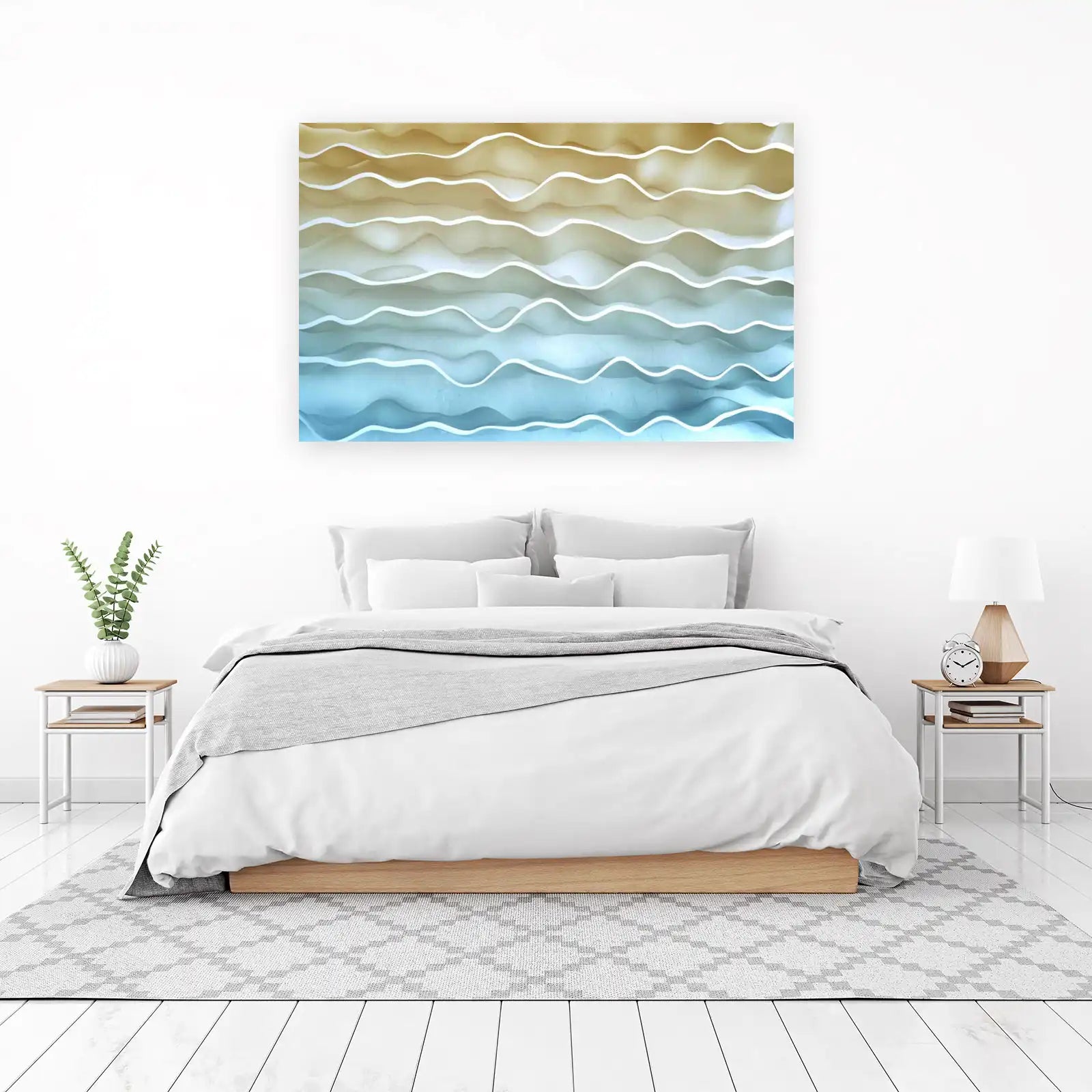 Abstract Wave Modern Art Wall Art