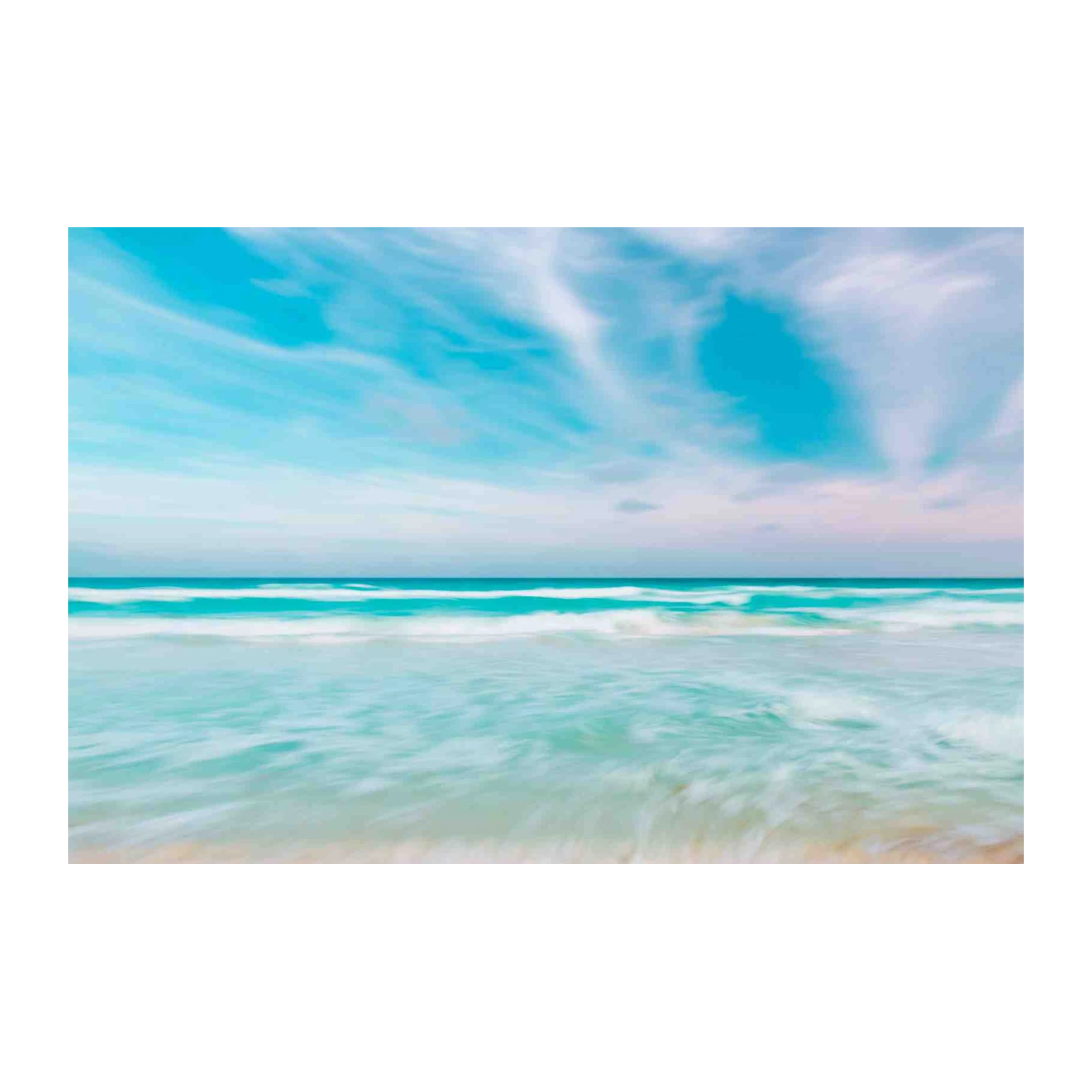 Ocean Waves Serenity Beach Wall Art