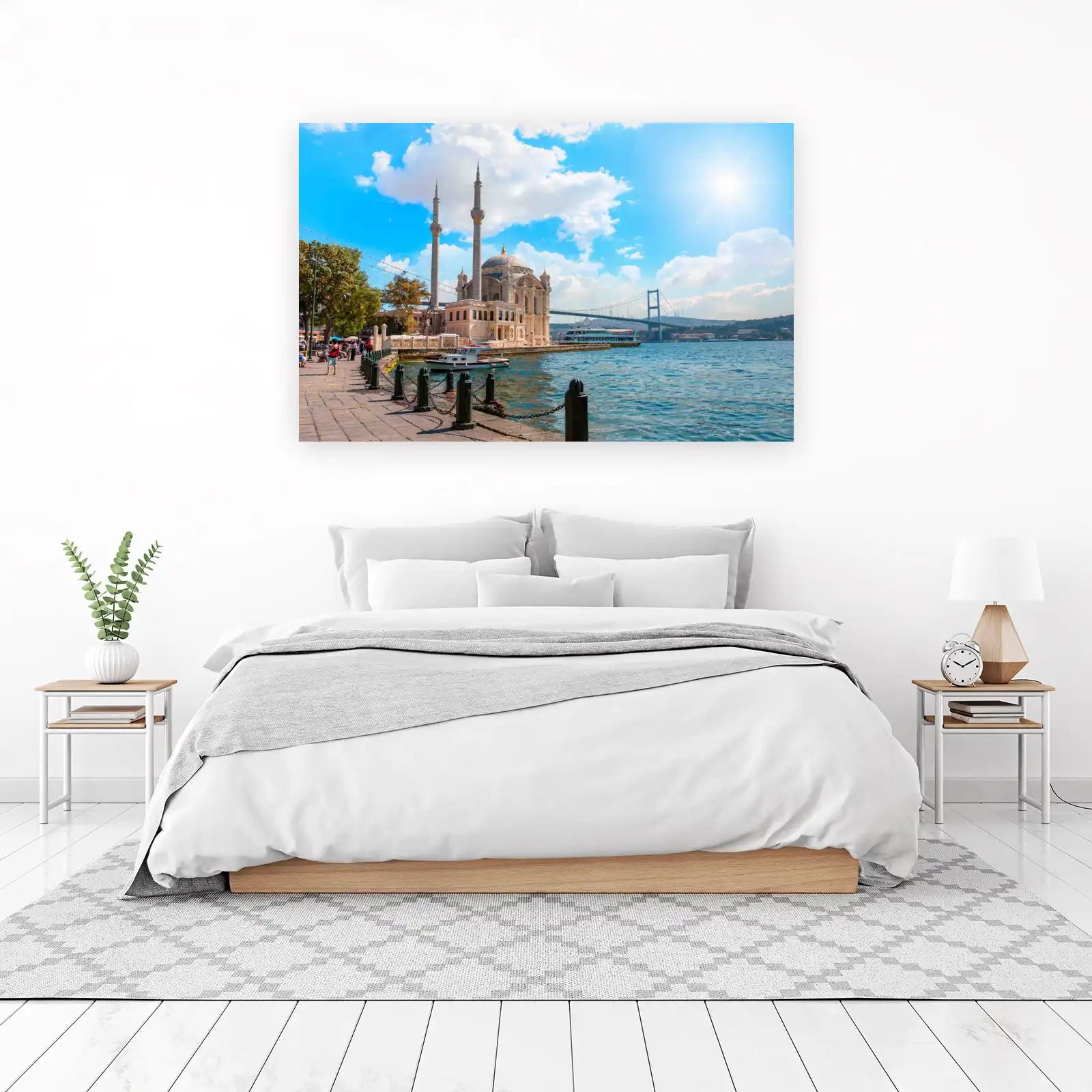 Istanbul Bosphorus Mosque & Bridge Wall Art