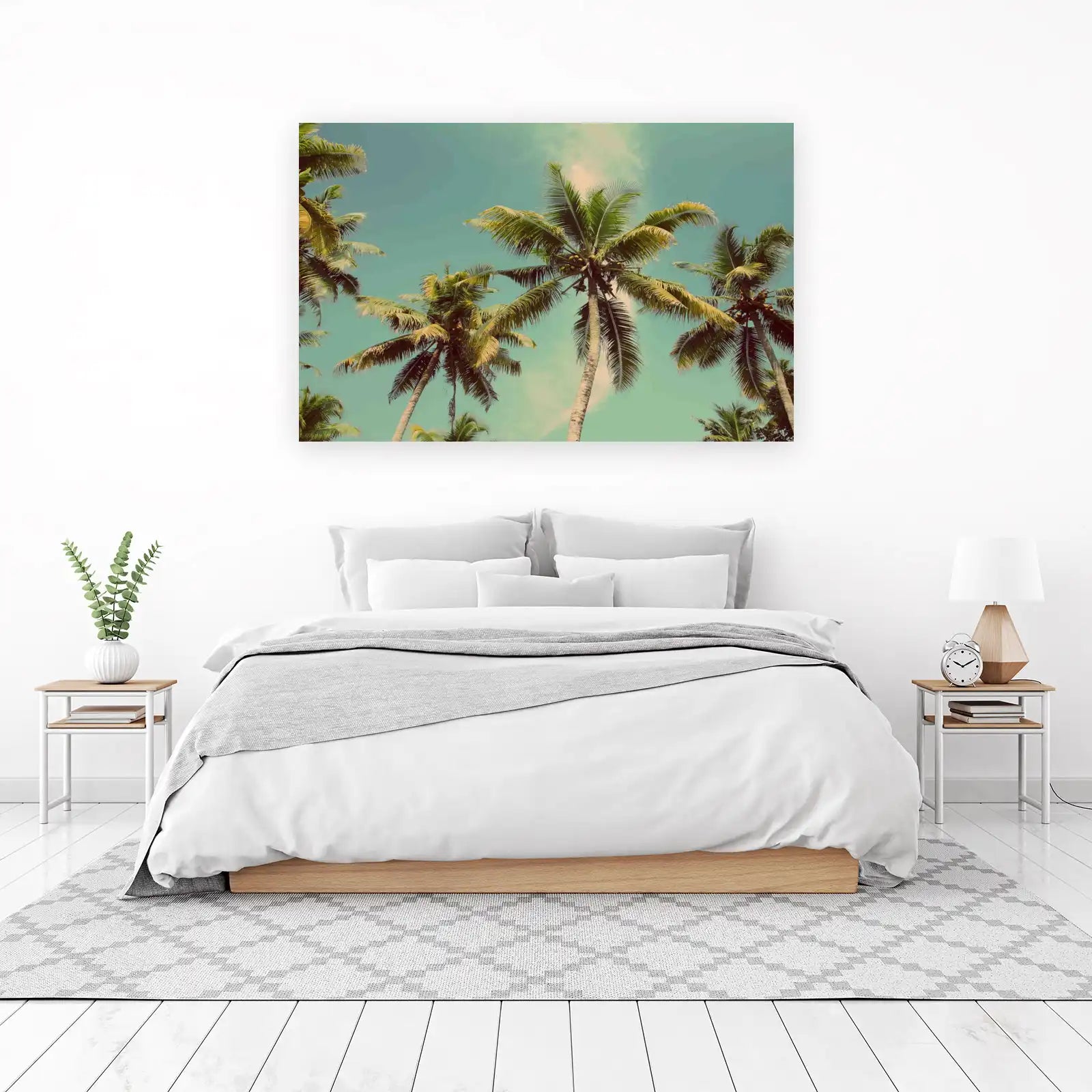 Serene Tropical Palm Trees Wall Art