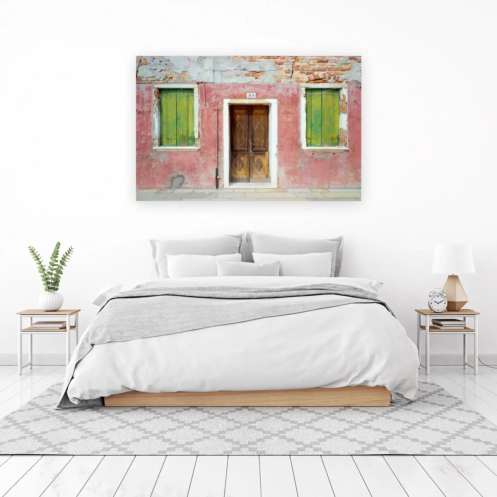 Venetian Charm Rustic Door & Window Wall Art