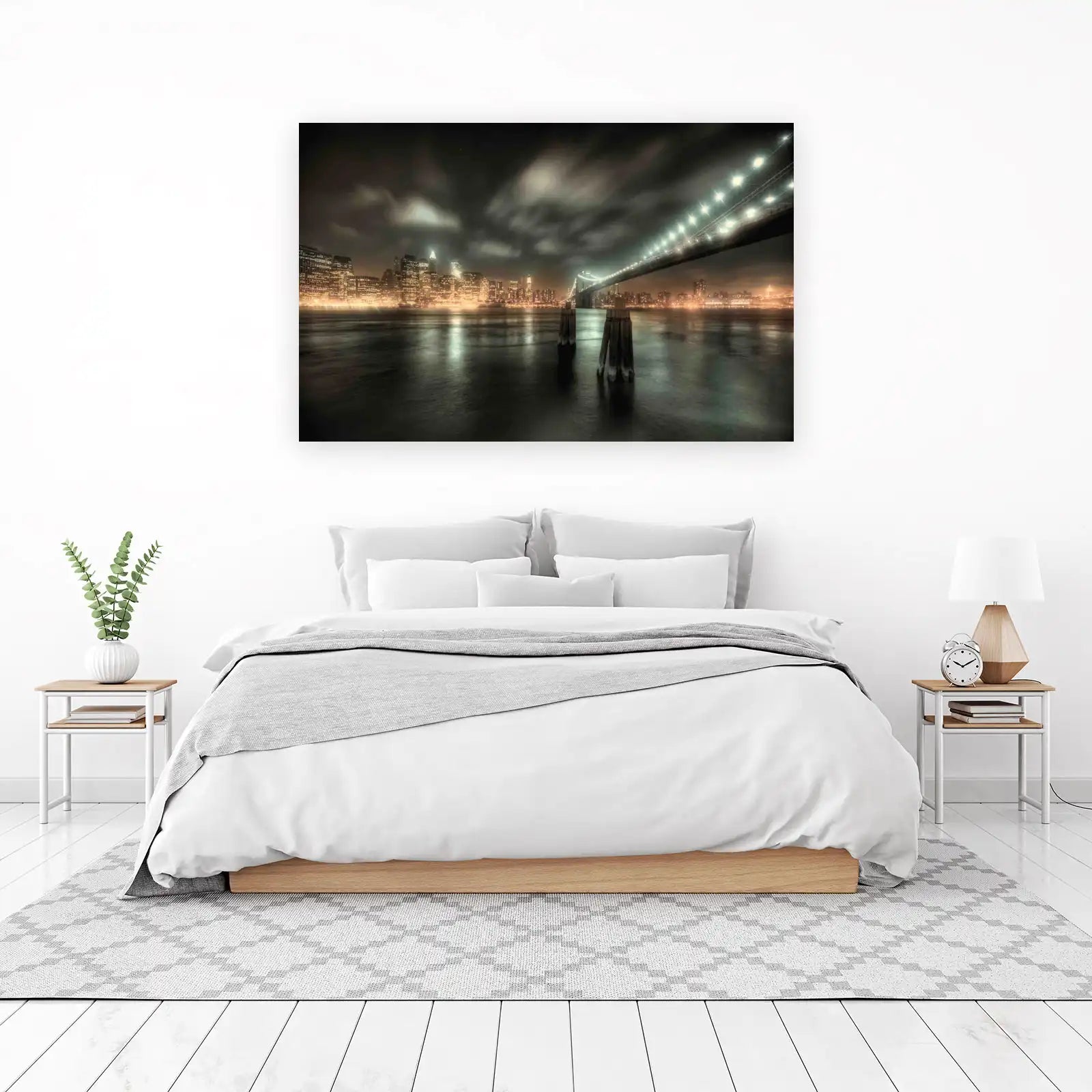 New York City Skyline & Bridge Wall Art