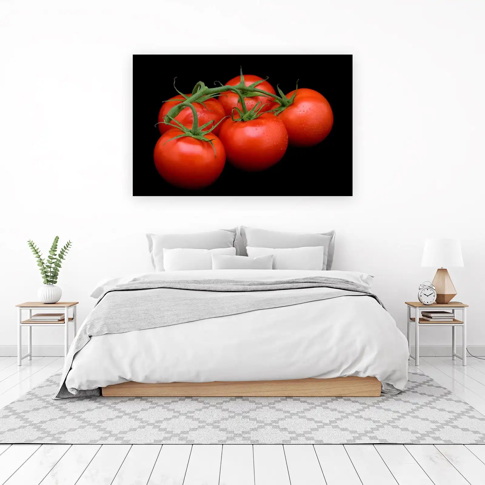 Vibrant Vine Tomatoes Art Wall Art