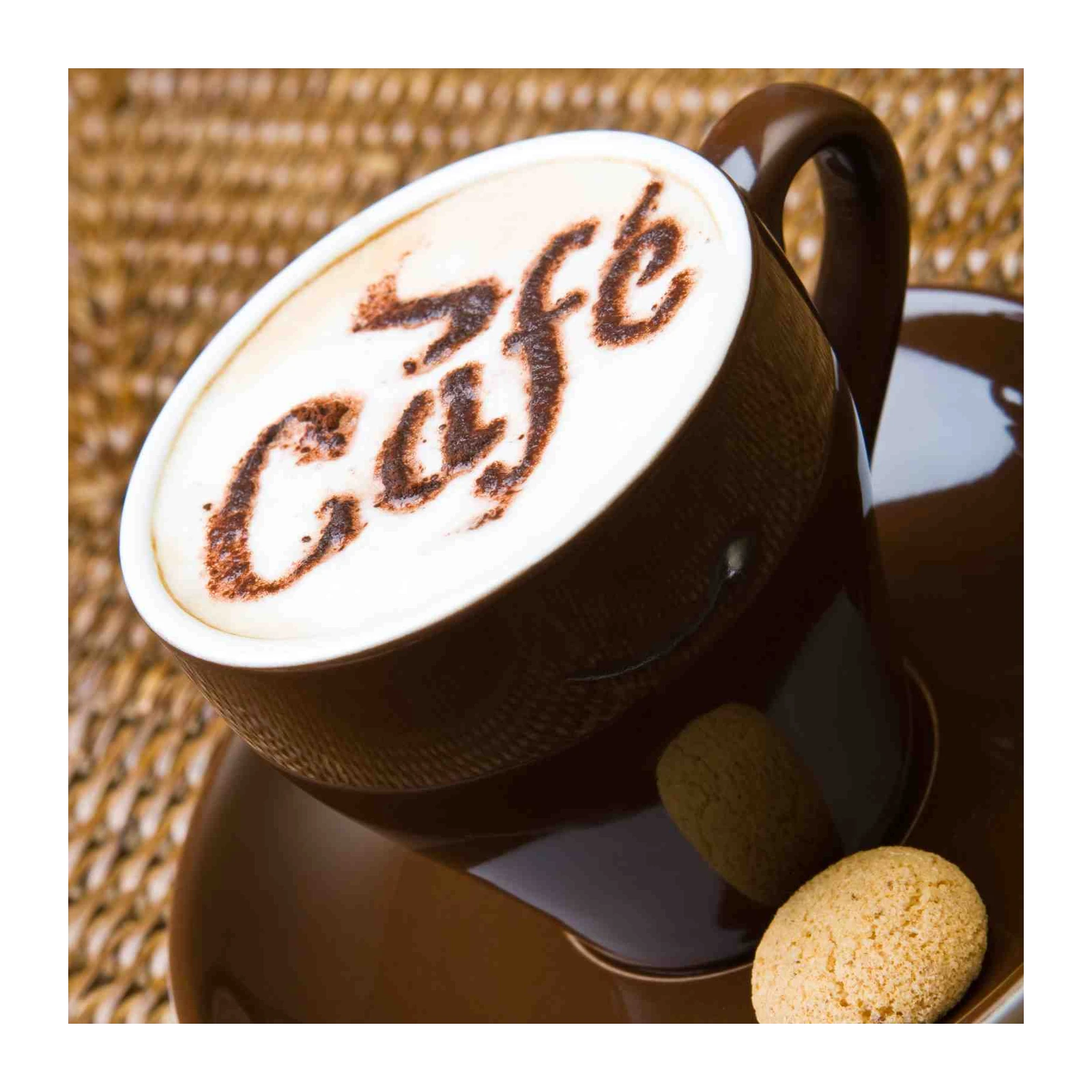 Cafe Latte Art Coffee Cup Wall Art for Kitchen Decor
