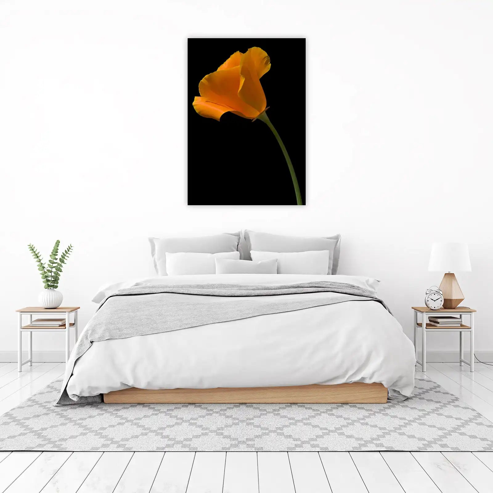 Vibrant Orange California Poppy Wall Art