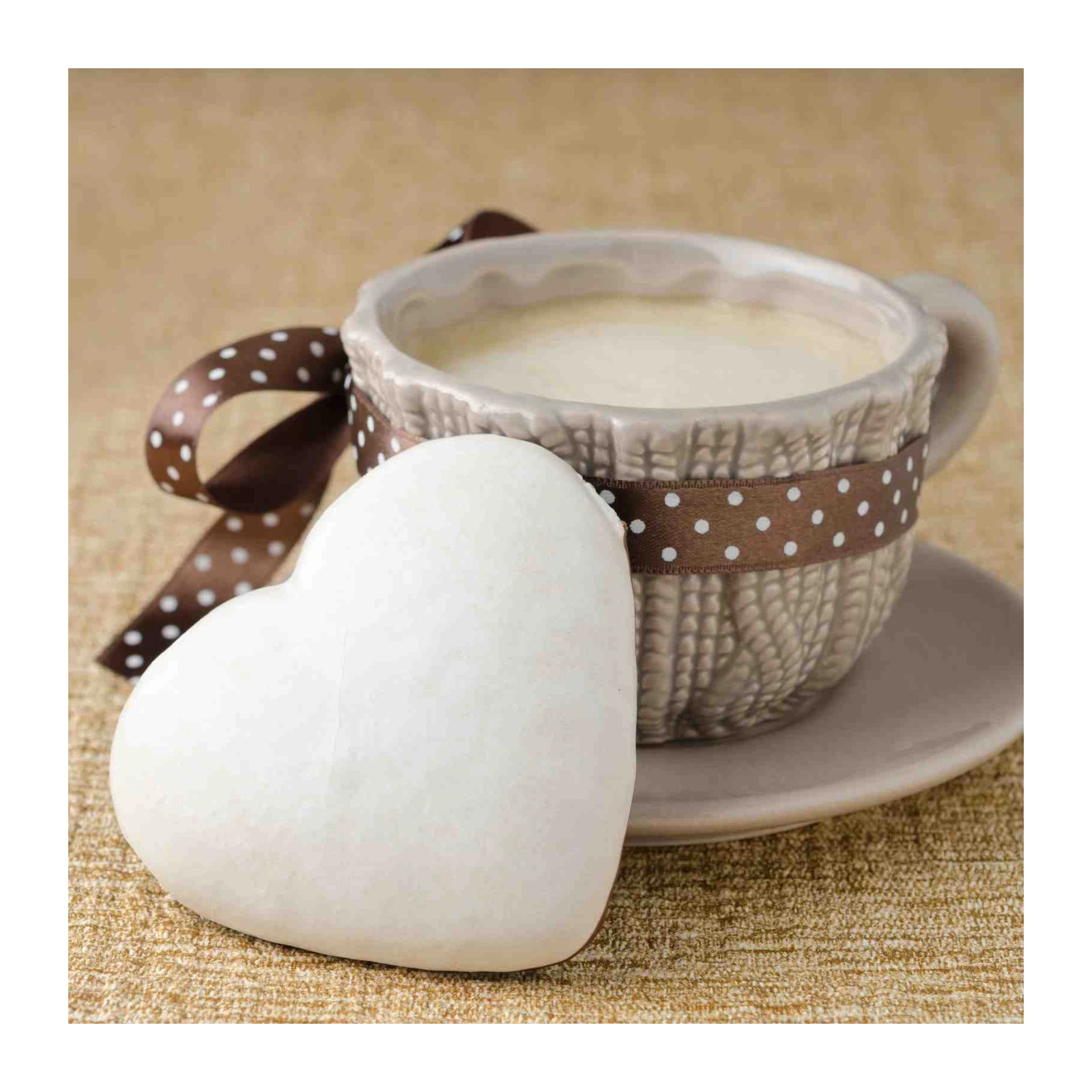 Cozy Heart & Coffee Serenity Wall Art