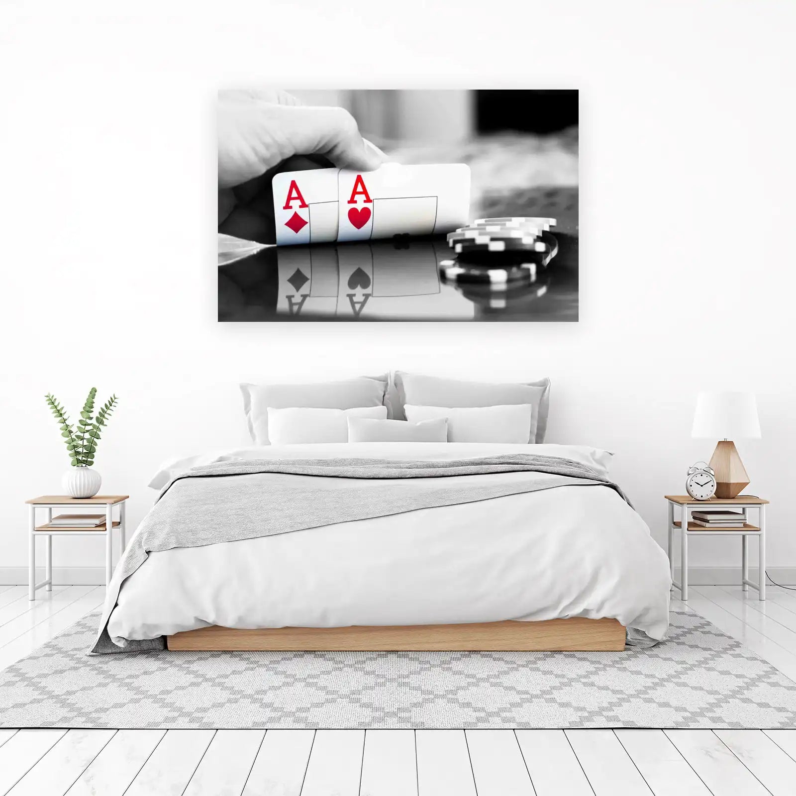 Pocket Aces Poker Card Wall Art