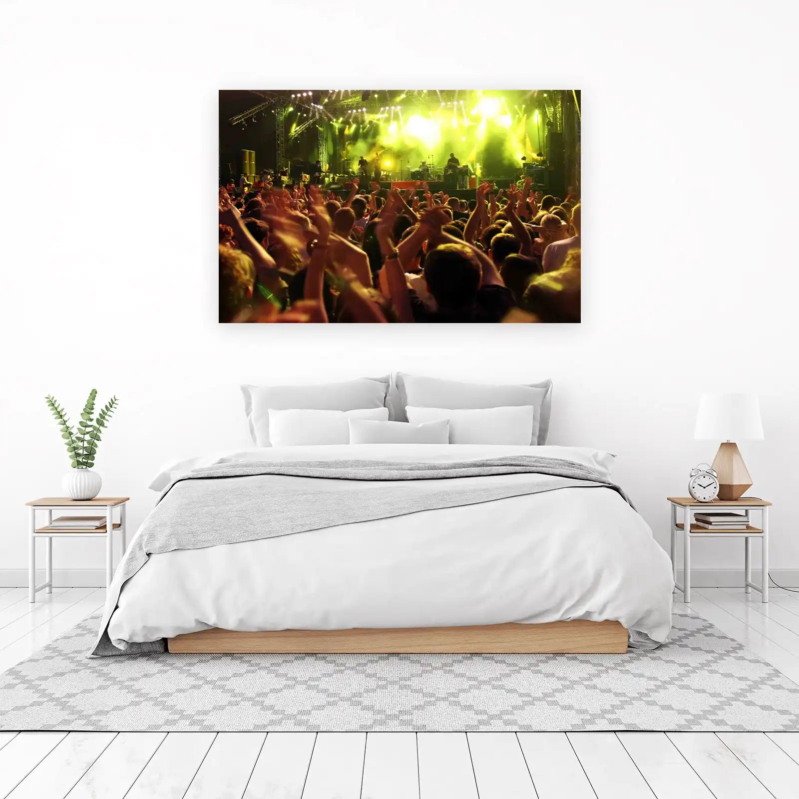 Energetic Concert Crowd Wall Art
