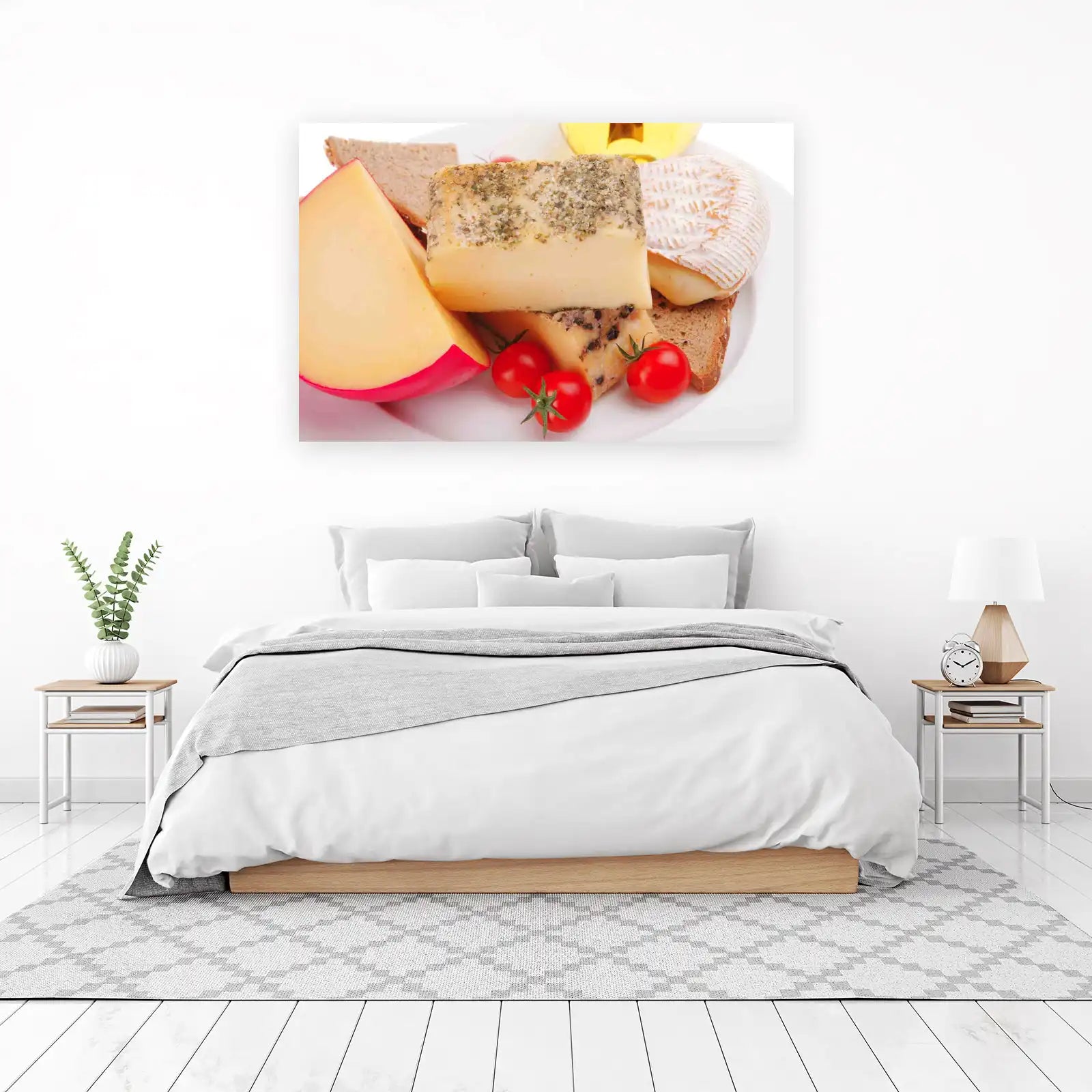 Gourmet Cheese & Tomato Delight Wall Art