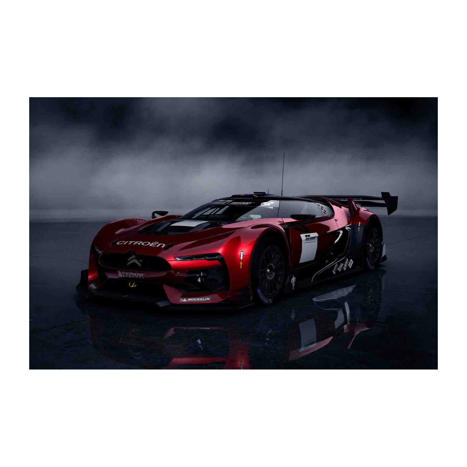 Red Racing Car Speed Wall Art