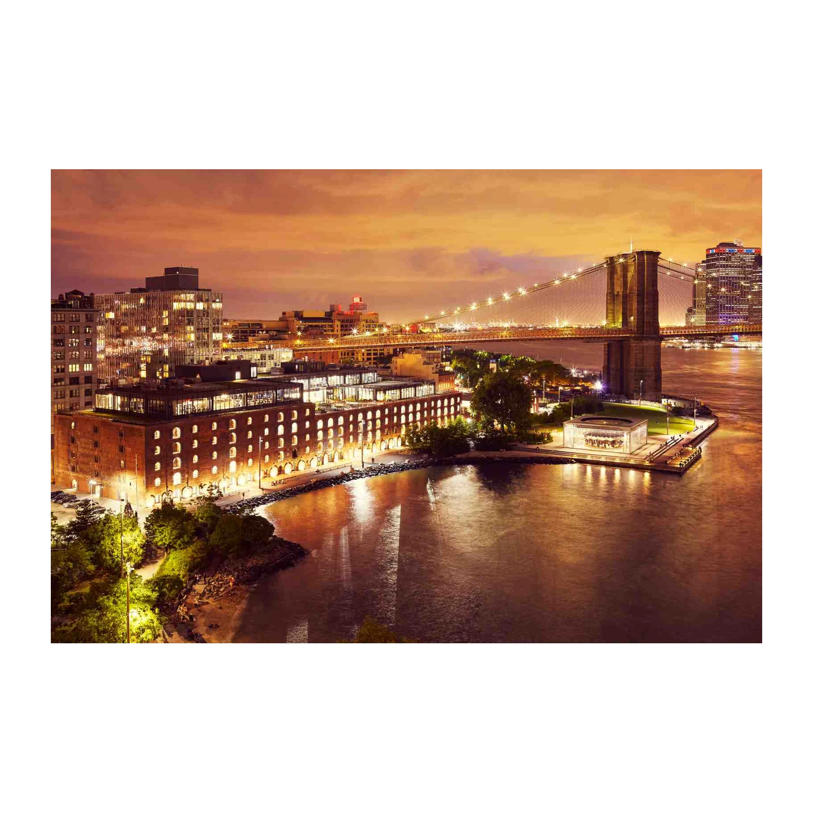 New York Brooklyn Bridge Cityscape Wall Art