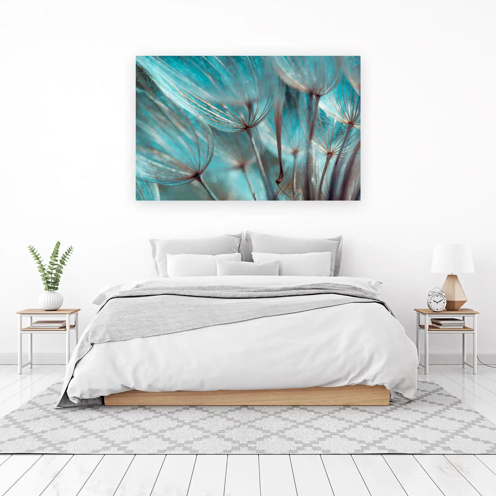 Serene Dandelion Seed Macro Wall Art