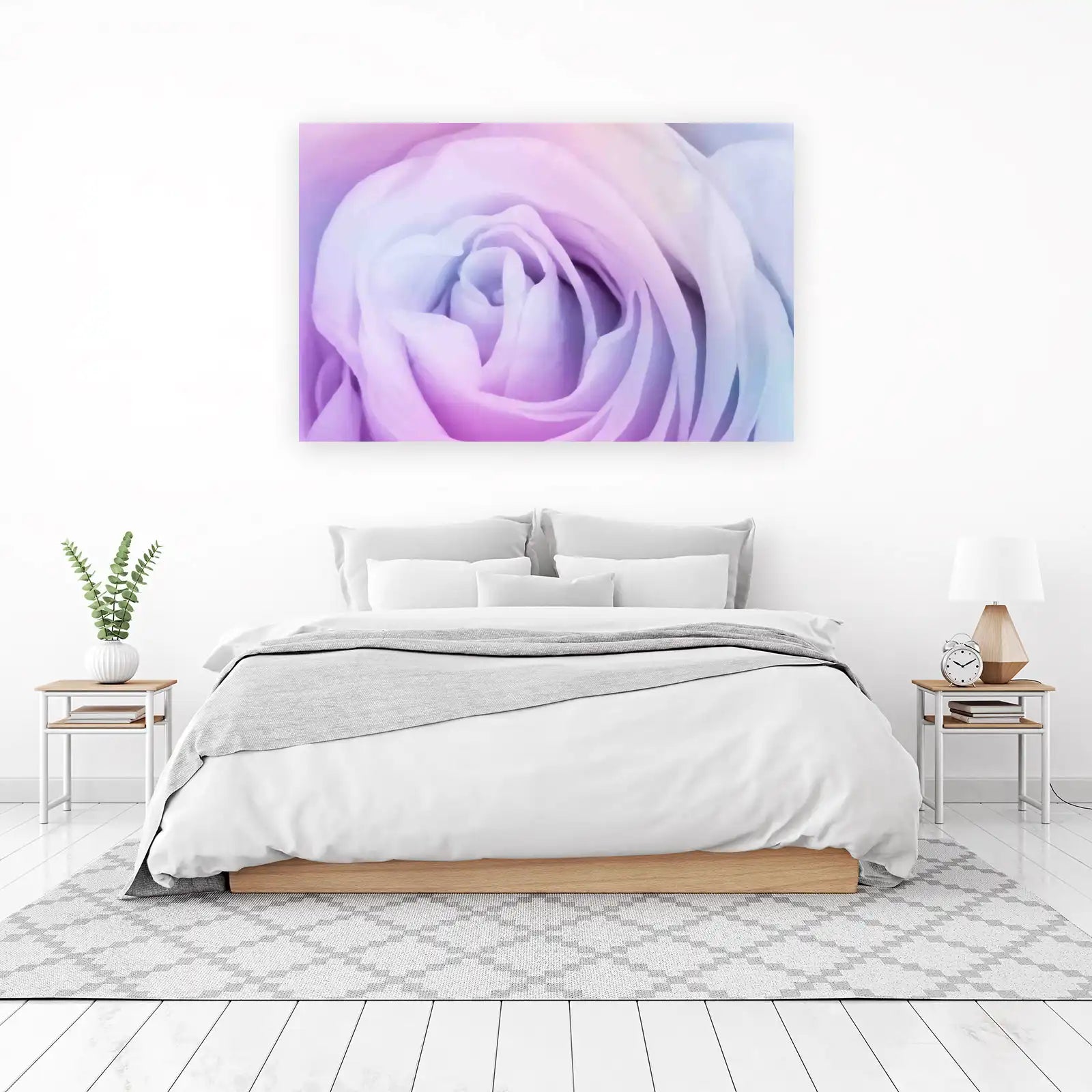 Dreamy Rose Gradient Pastel Wall Art