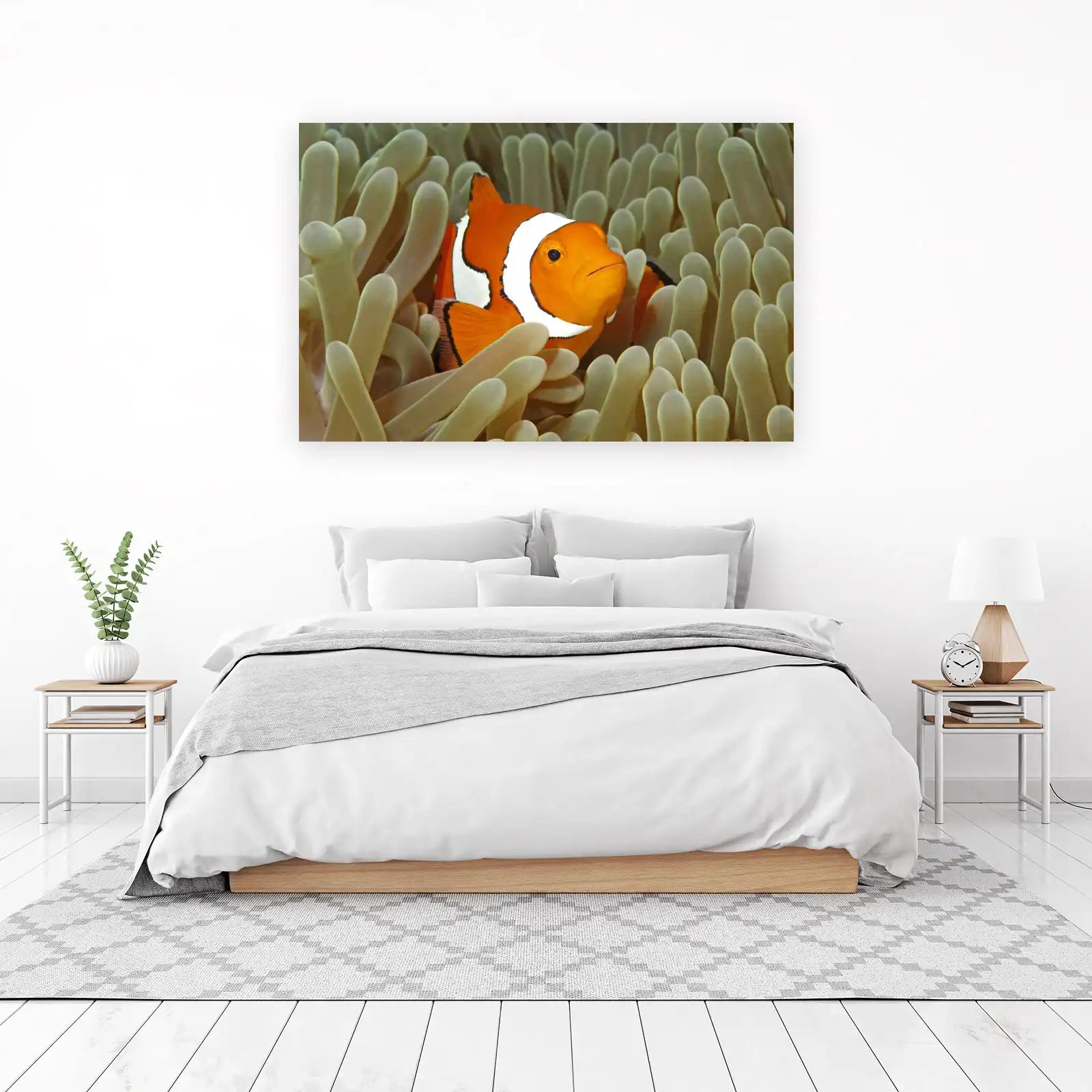 Vibrant Clownfish in Anemone Wall Art