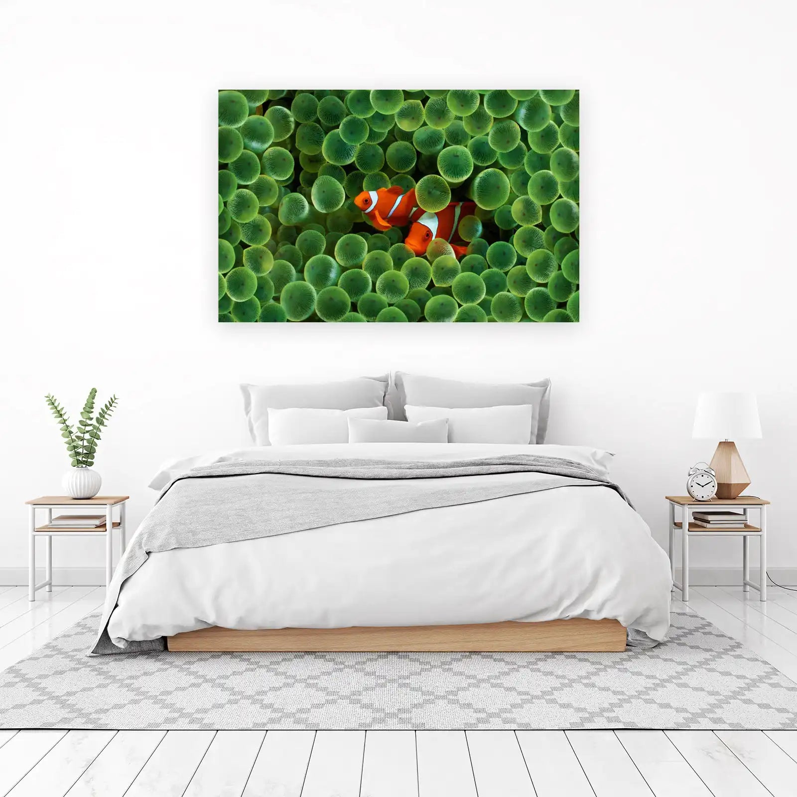 Vibrant Clownfish Anemone Garden Wall Art