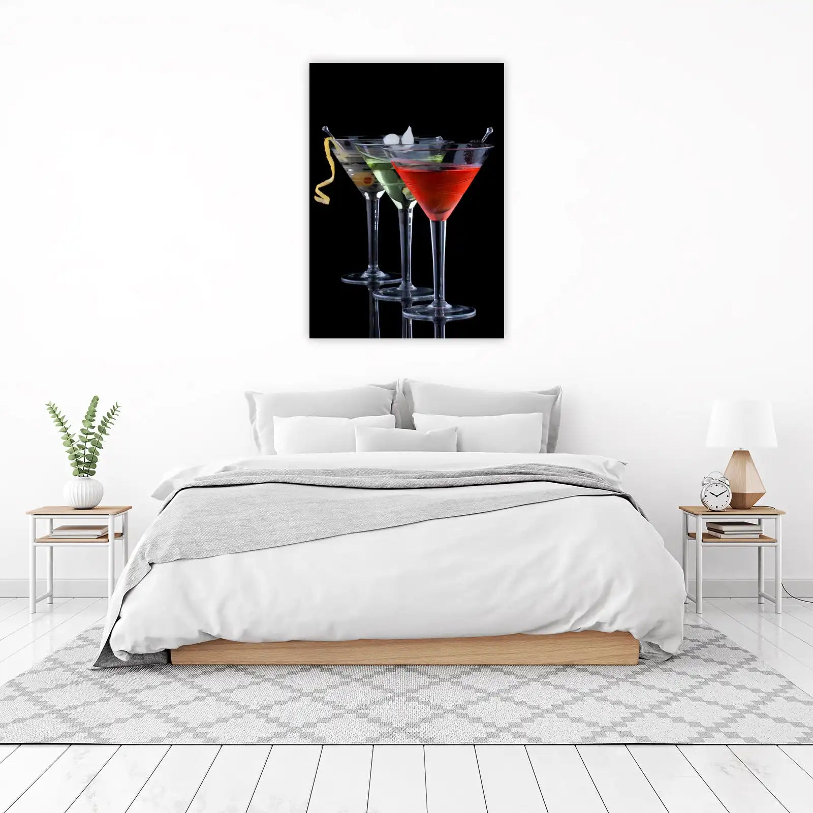 Elegant Cocktails Trio Wall Art