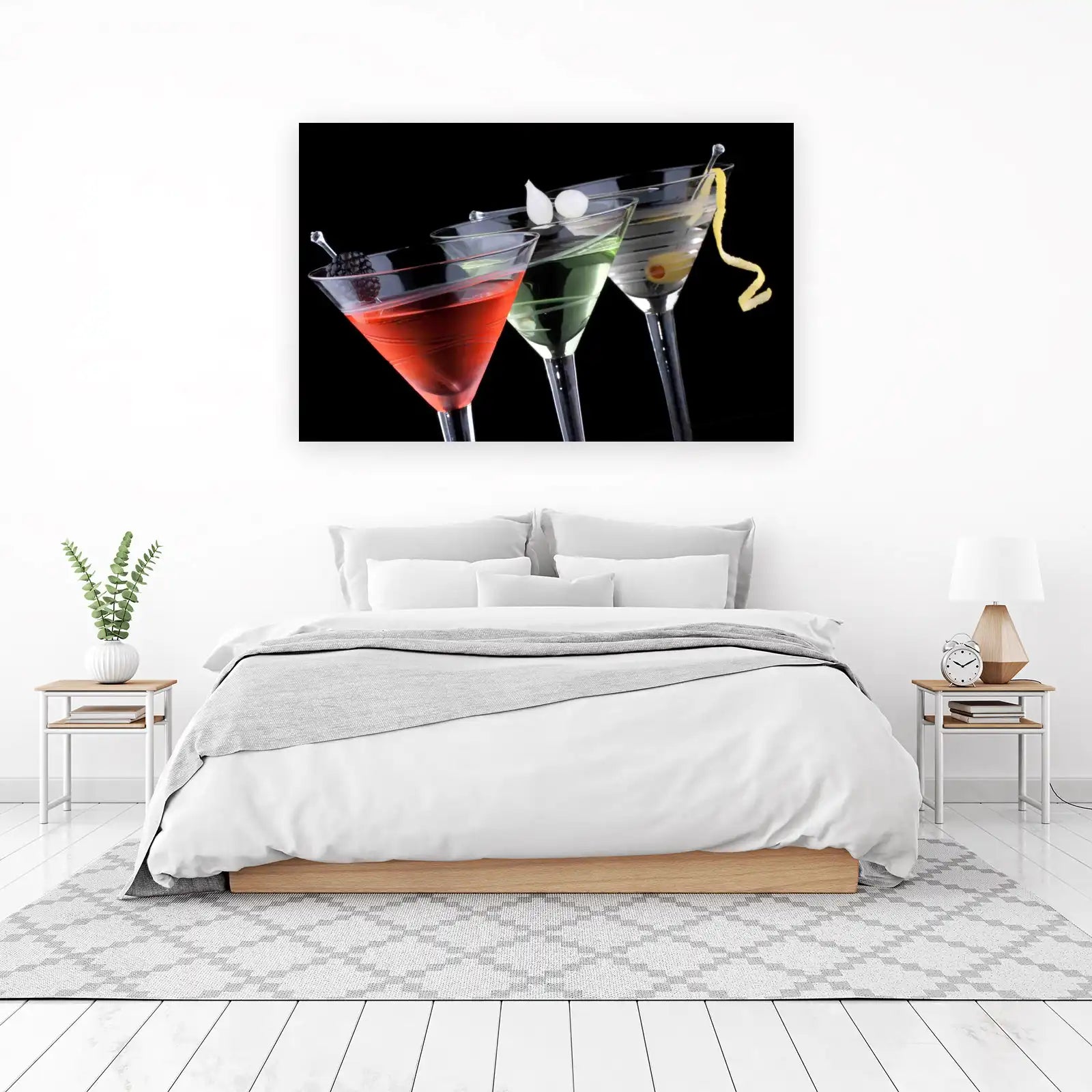 Elegant Cocktails Trio Wall Art
