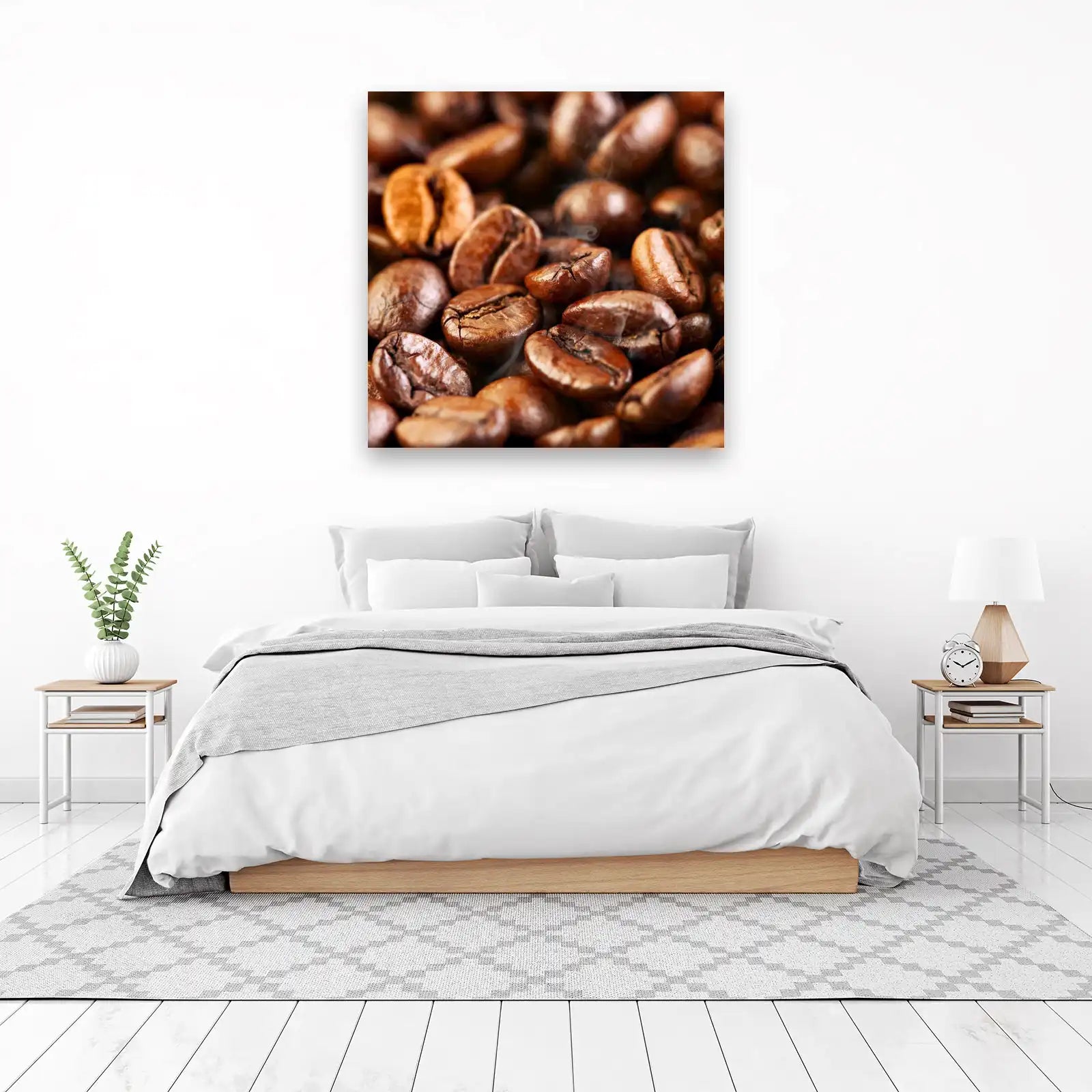 Aromatic Coffee Beans Close-Up Wall Art
