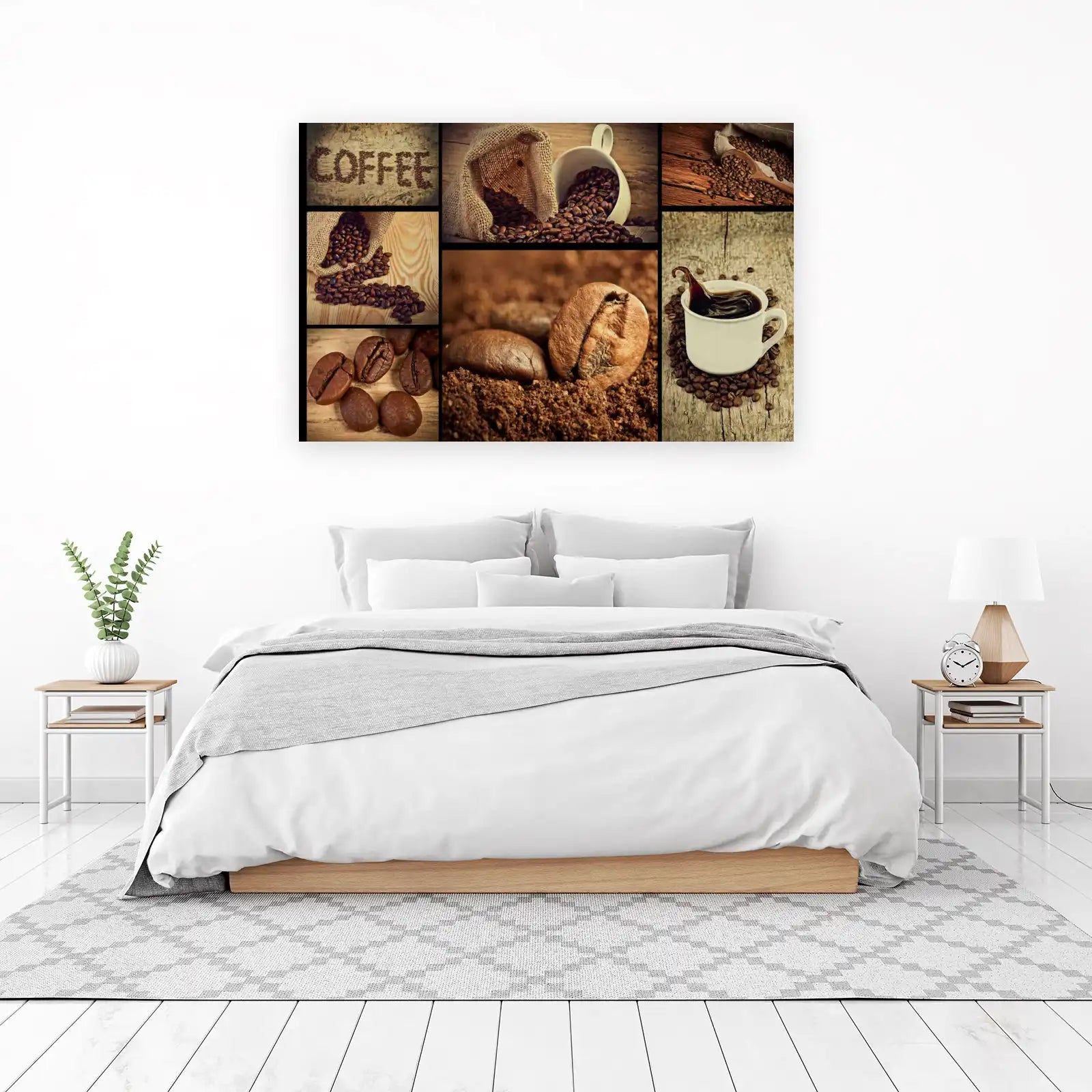 Rich Coffee Beans Collage Wall Art