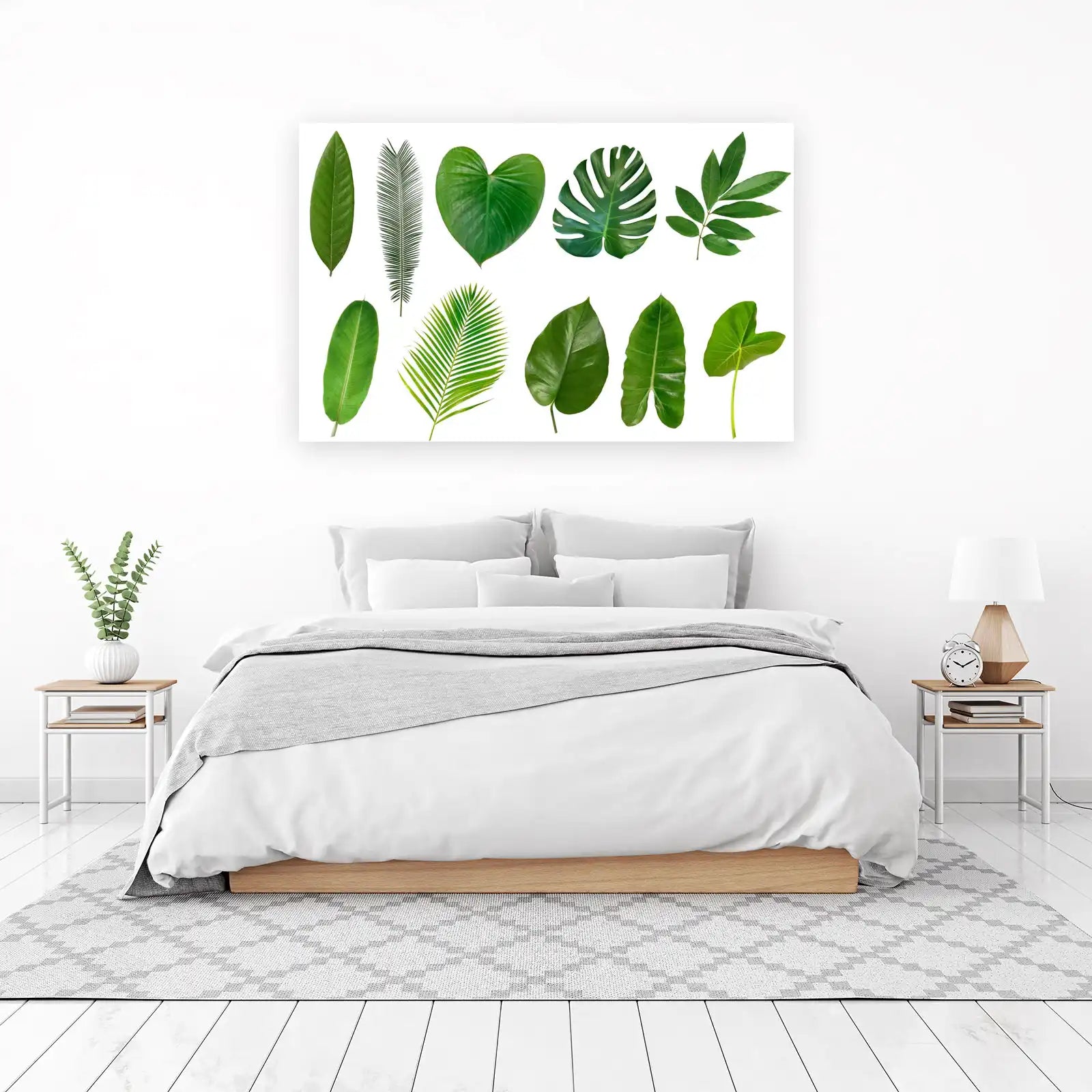 Tropical Leaf Collage Wall Art