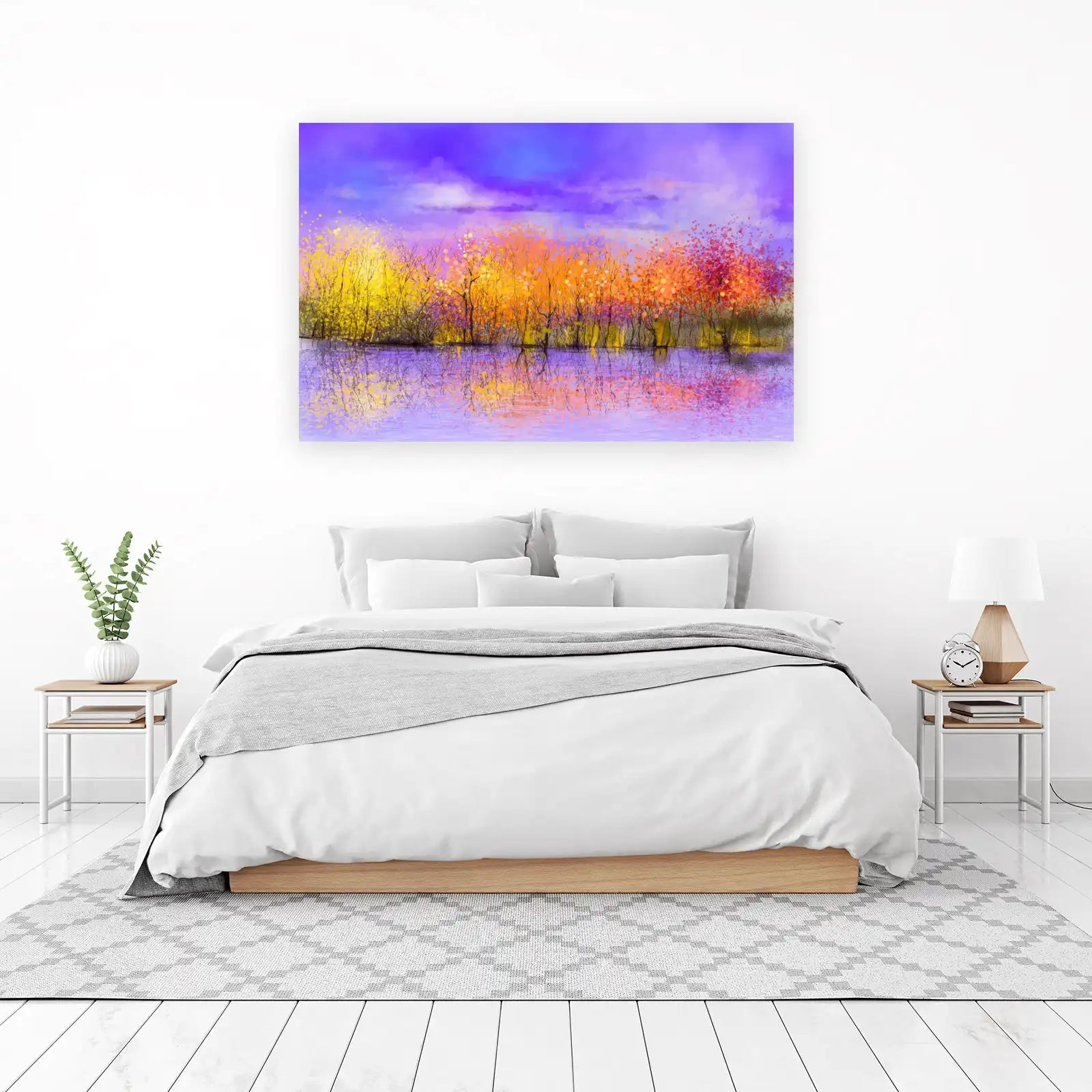 Vibrant Autumn Trees Wall Art
