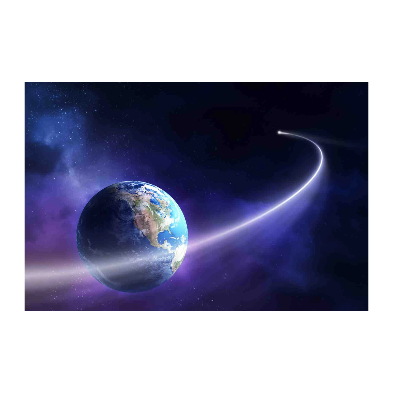 Cosmic Earth Journey Wall Art