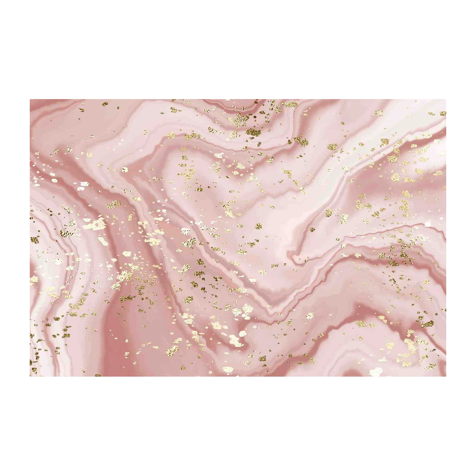 Blush Gold Marble Abstract Art Wall Art