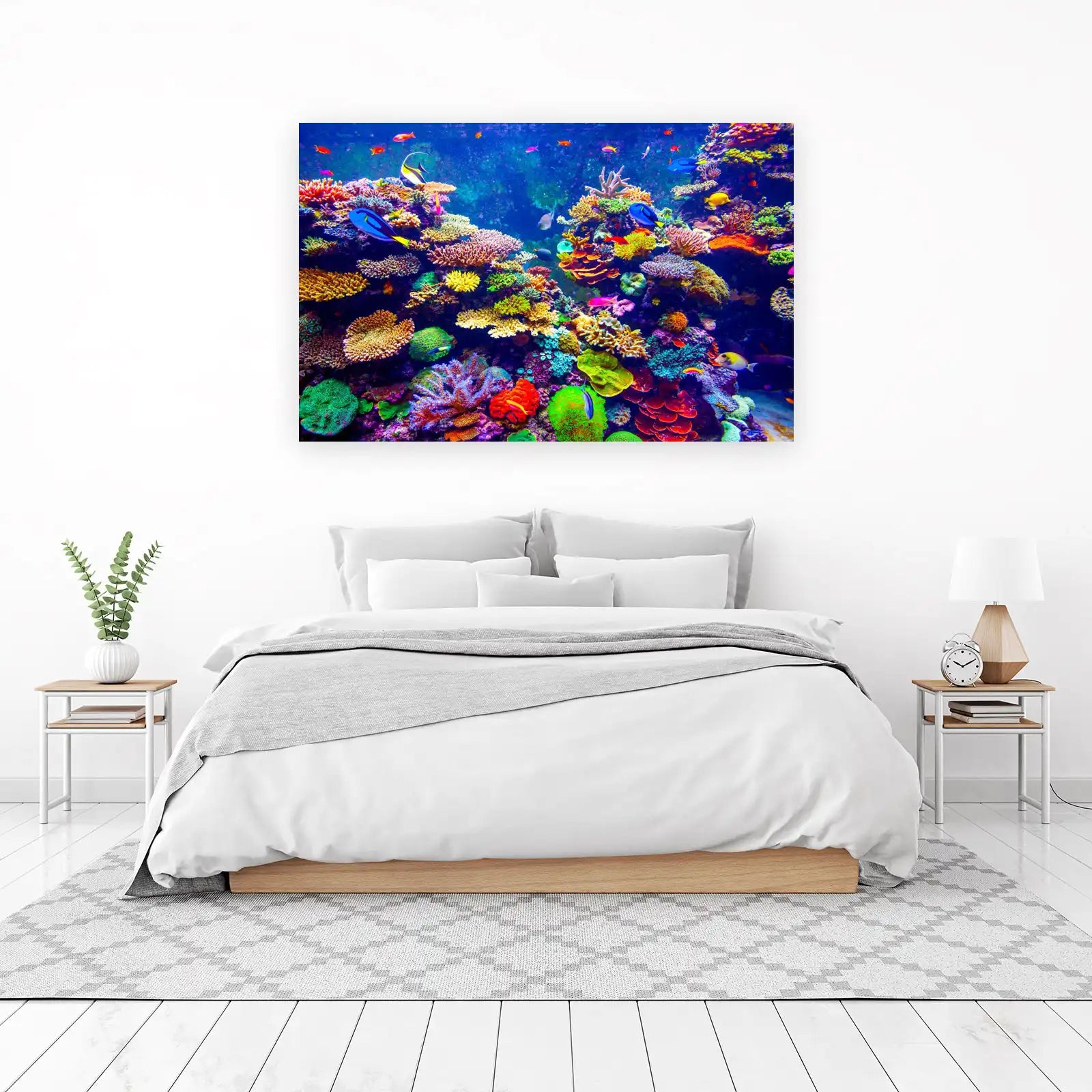 Vibrant Coral Reef Fish Wall Art