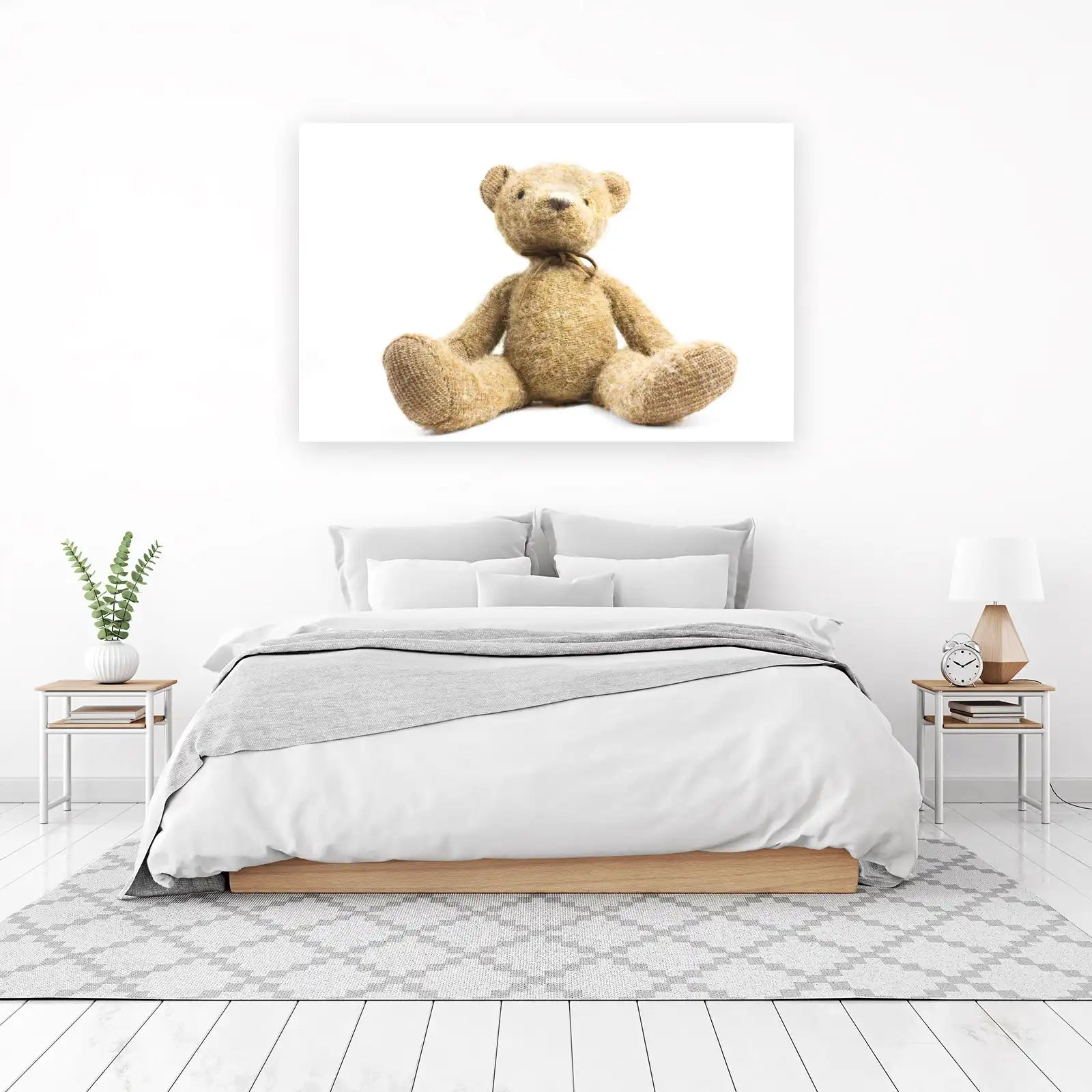 Charming Teddy Bear Art Wall Art