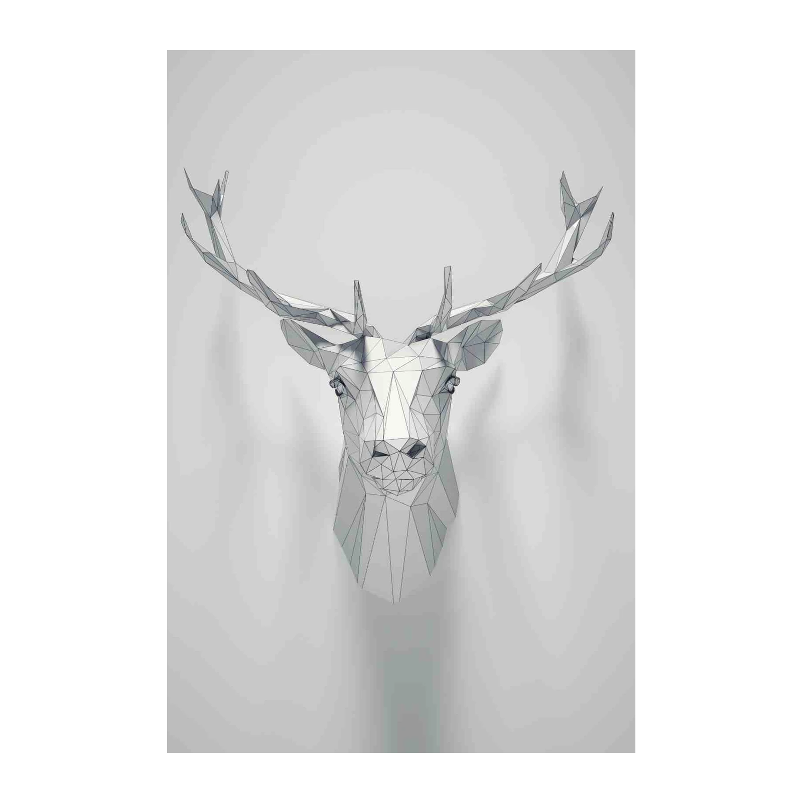 Geometric Deer Head Wall Art Wall Art