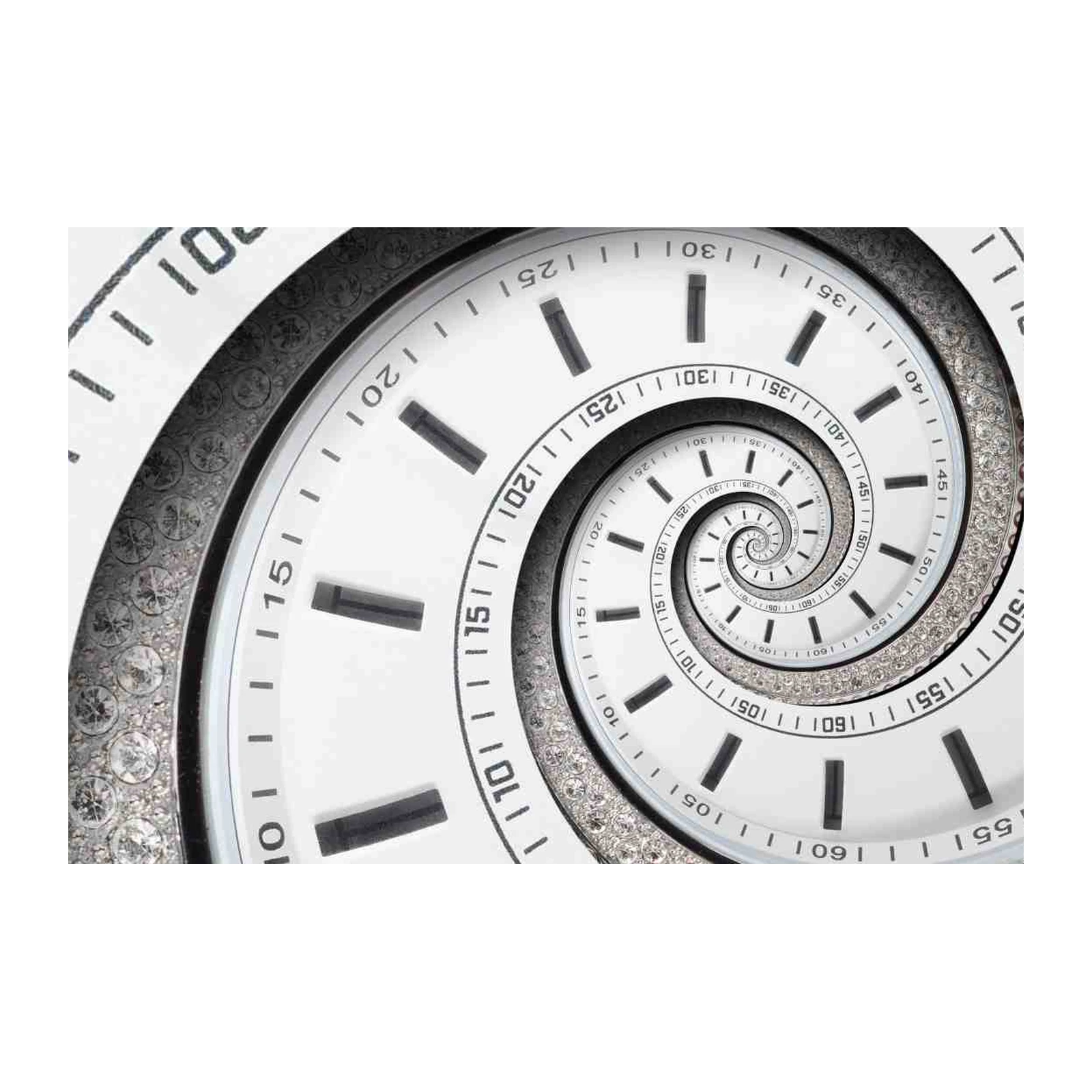 Infinite Time Spiral Watch Wall Art