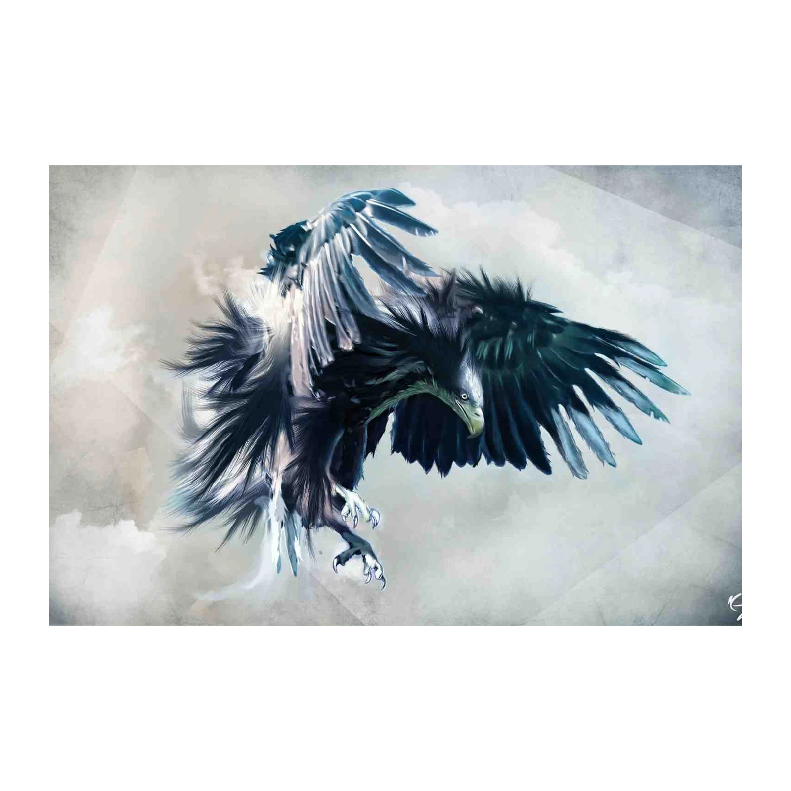 Majestic Eagle Soaring Wall Art
