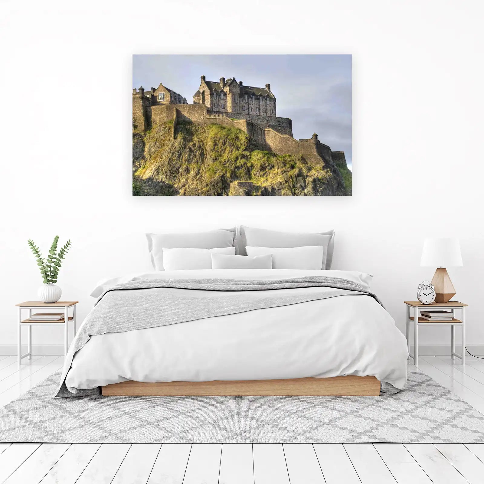 Majestic Edinburgh Castle Hilltop Wall Art